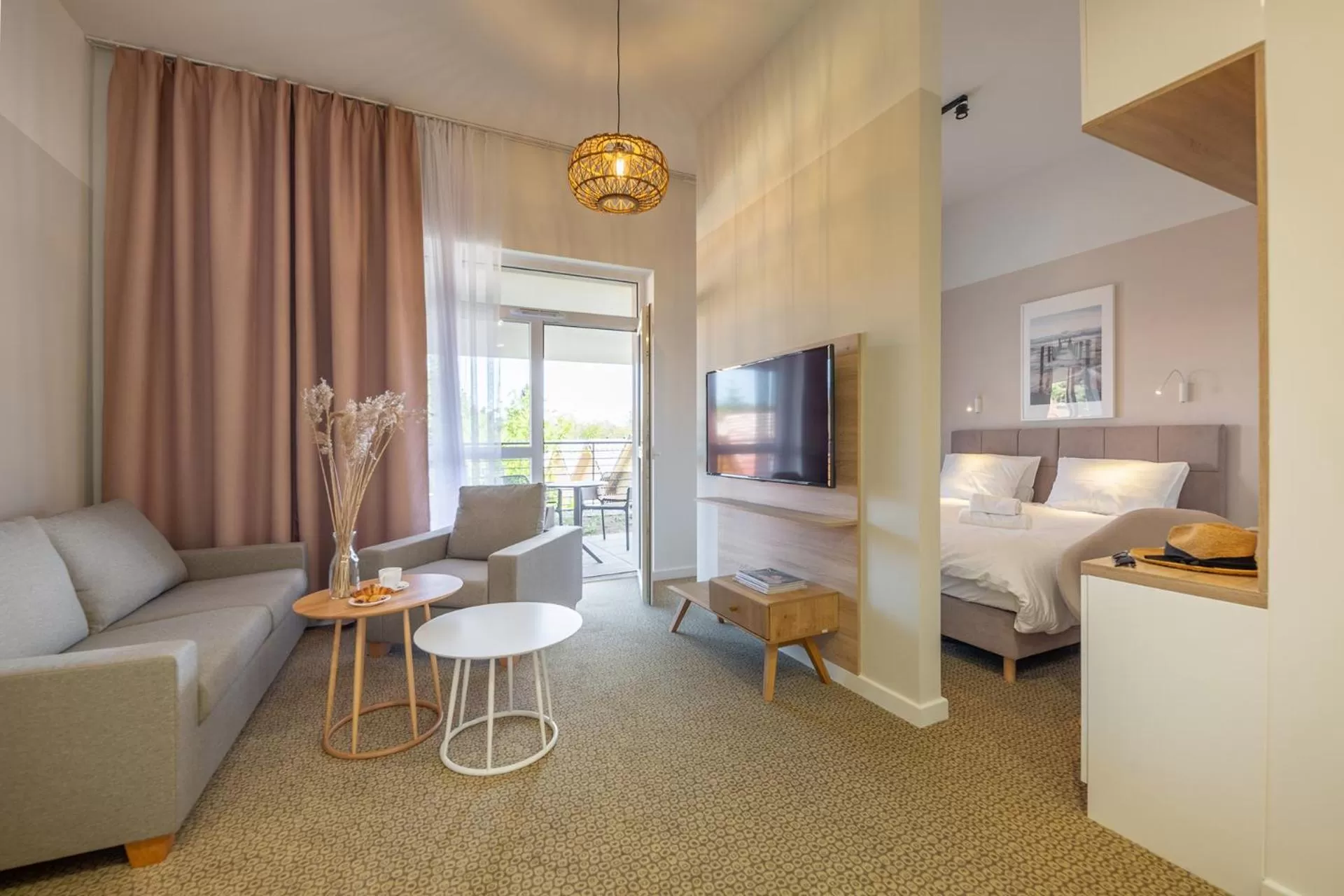 Photo of the whole room, Bed in Molo Park Mielno