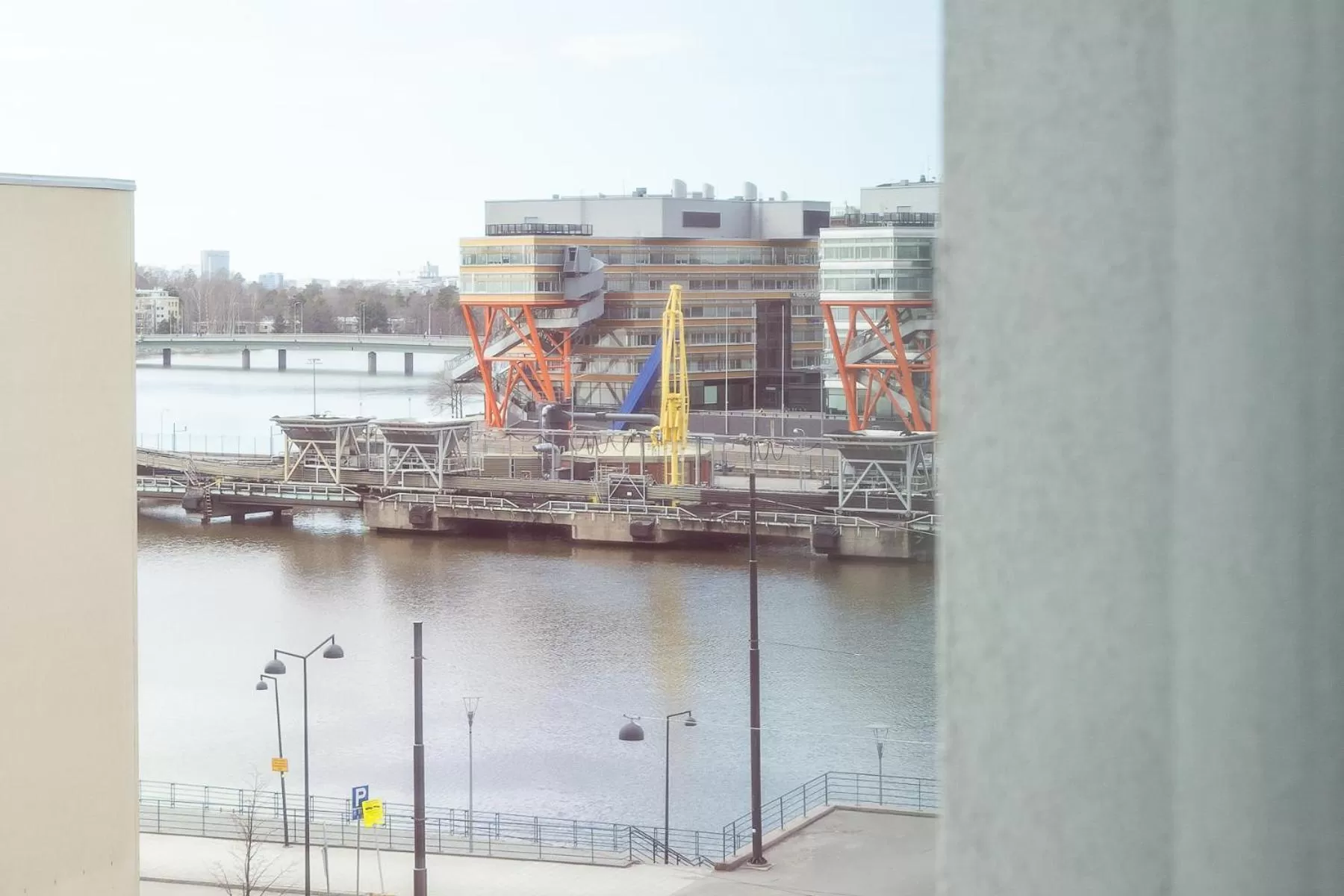 Sea view in Hiisi Hotel Helsinki Jätkäsaari