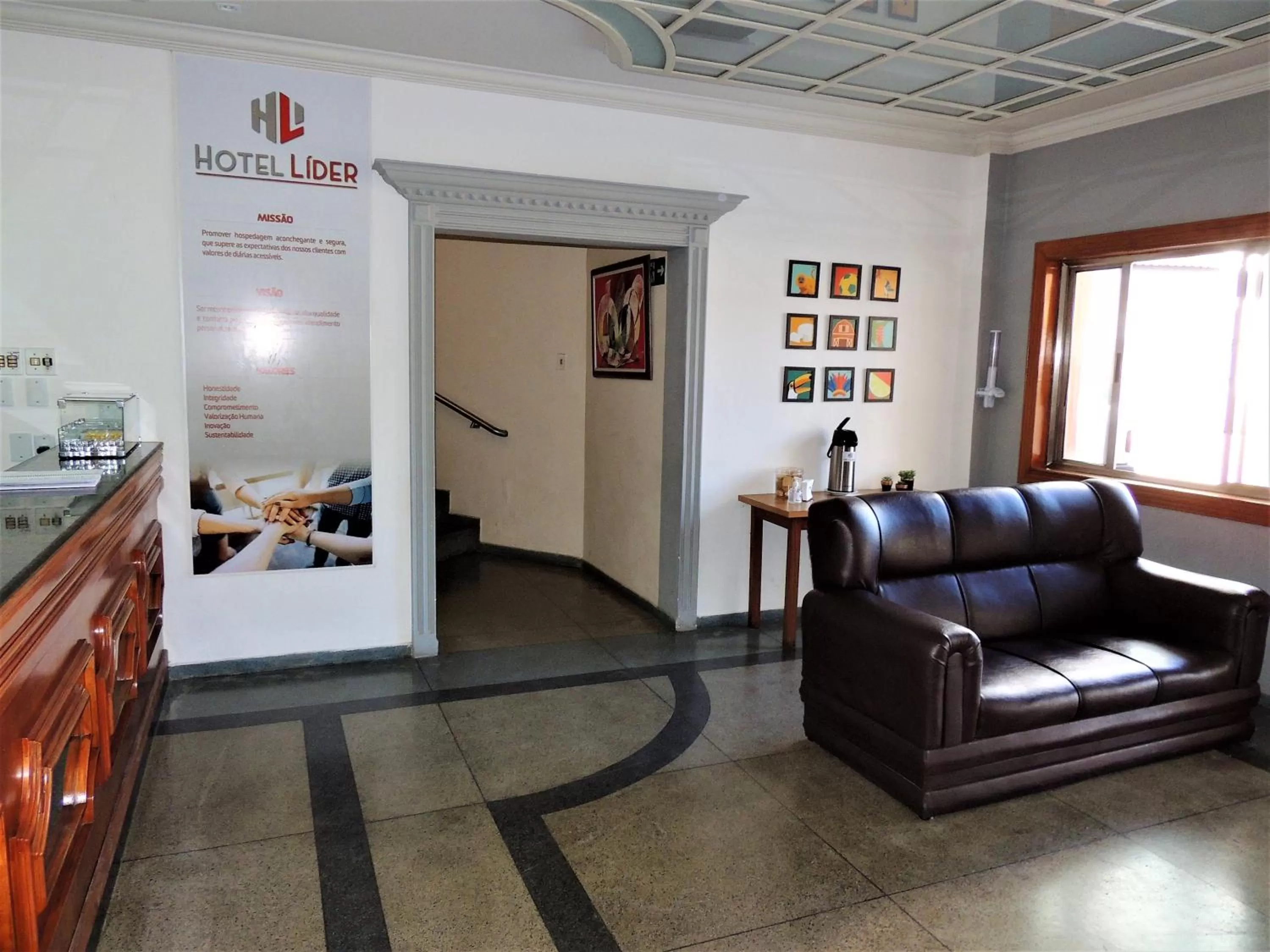 Lobby or reception, Seating Area in Hotel Líder - By UP Hotel