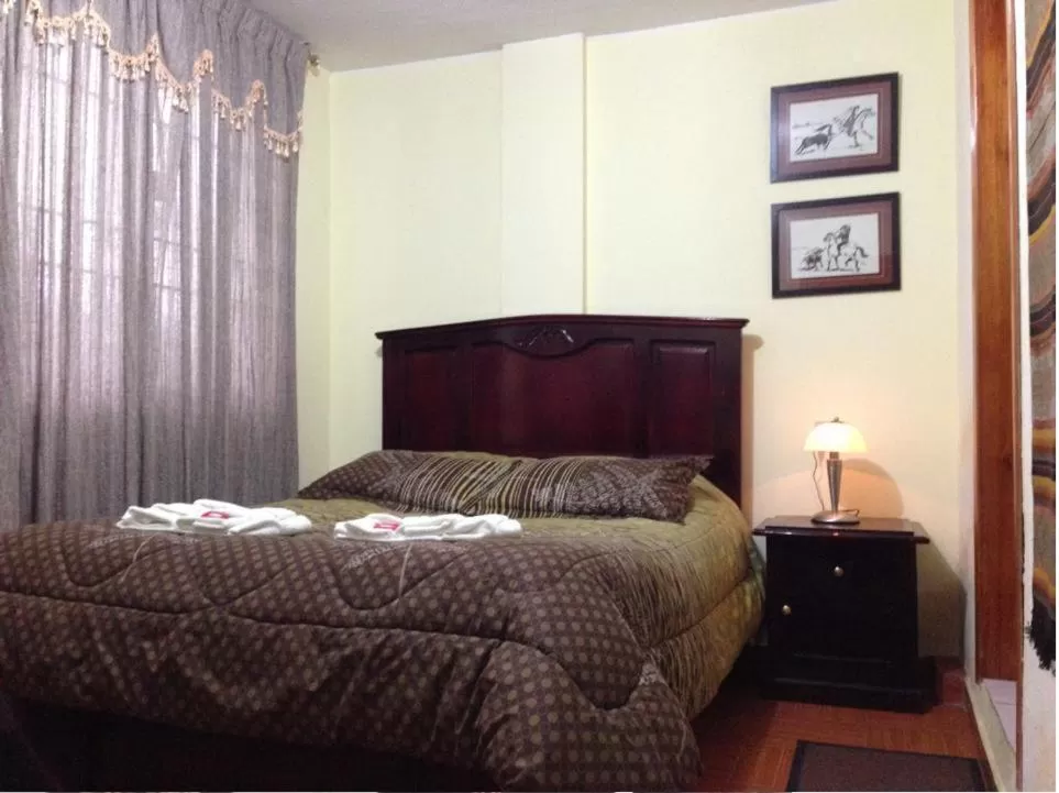 Bed in Hostal Jora Continental