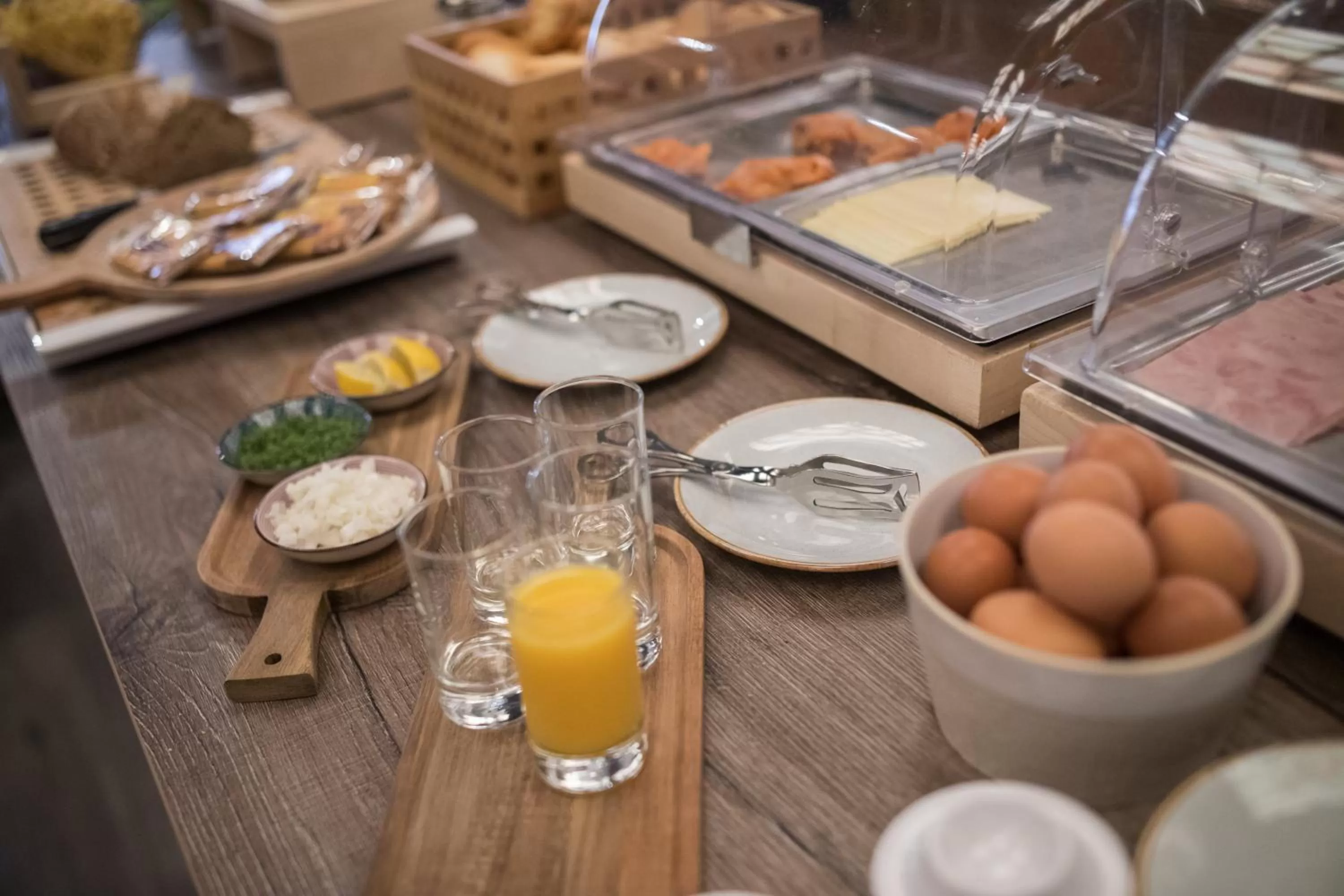 Buffet breakfast in Hotel Central