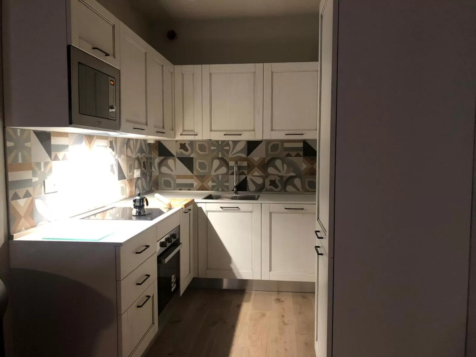 Kitchen or kitchenette in Zanhotel Regina