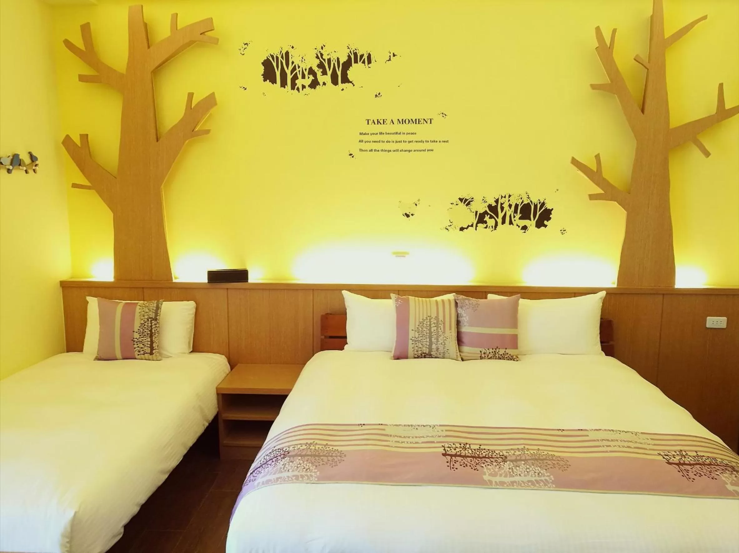 Bed in Love Ocean & Happy Bay HomeStay