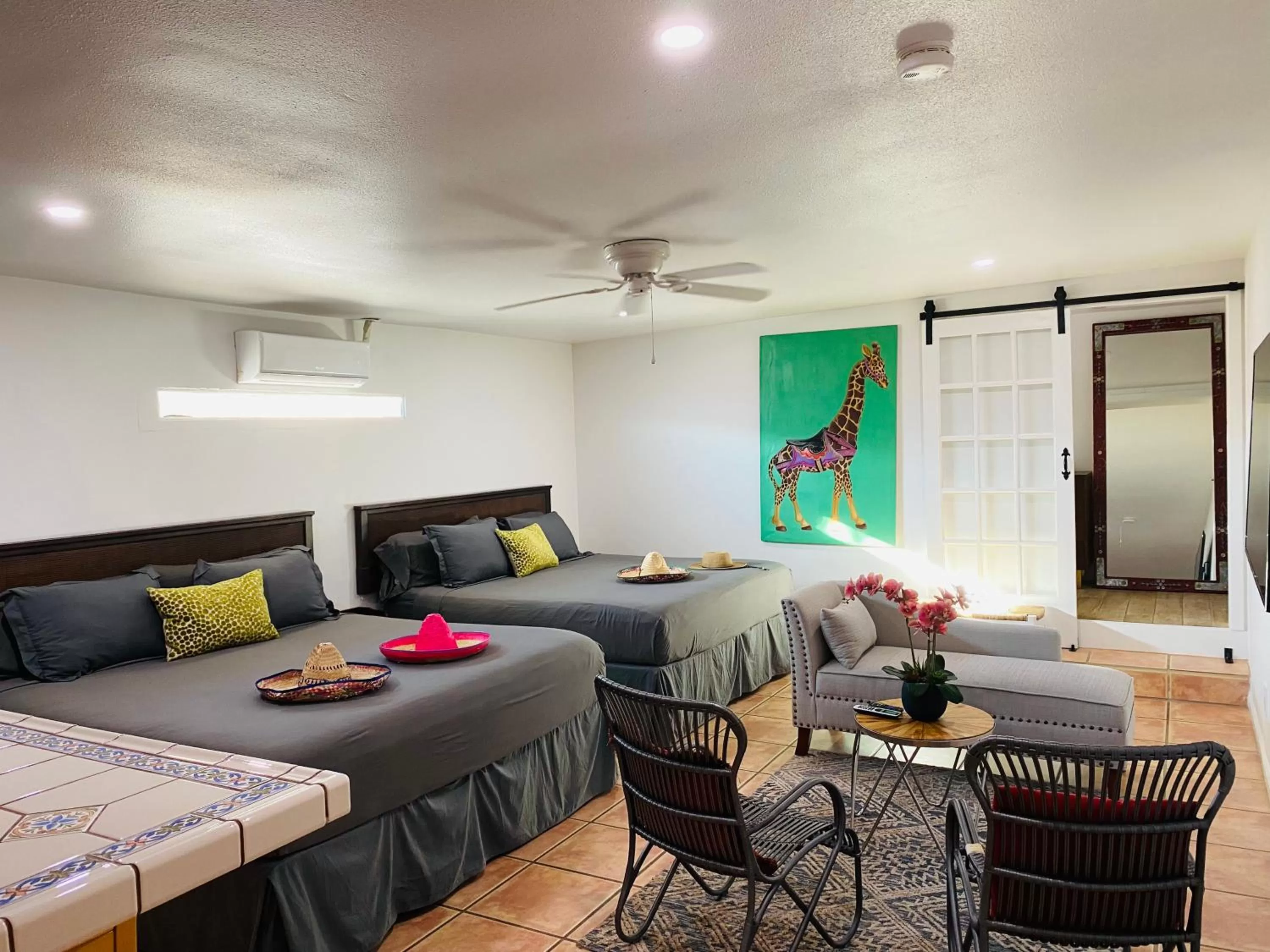 Deluxe King Room in MI KASA HOT SPRINGS 420,Adults Only, Clothing Optional