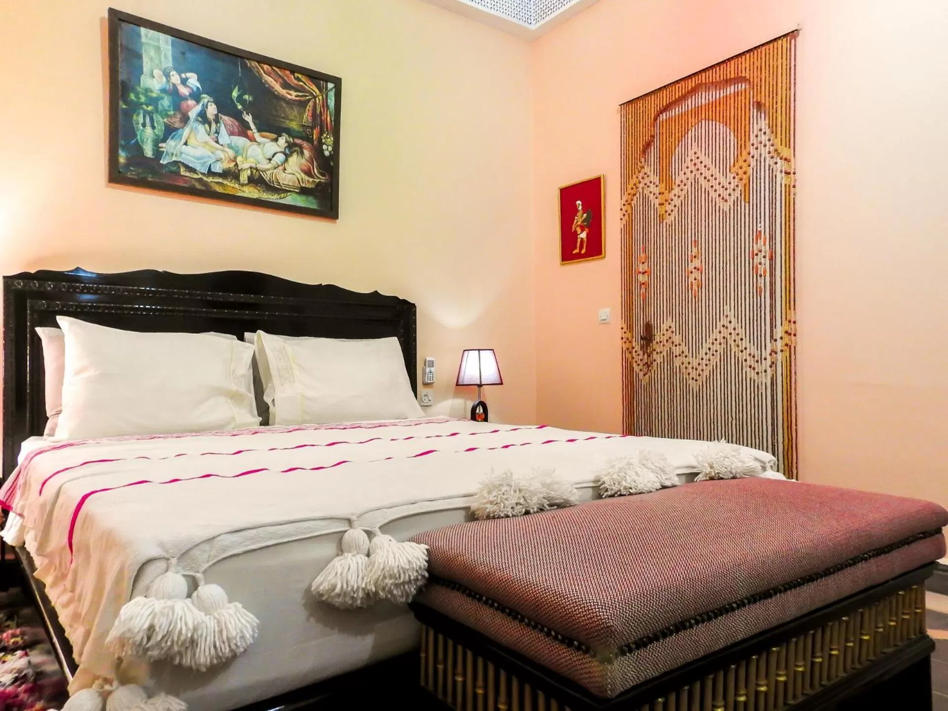 Bed in Le Bleu House