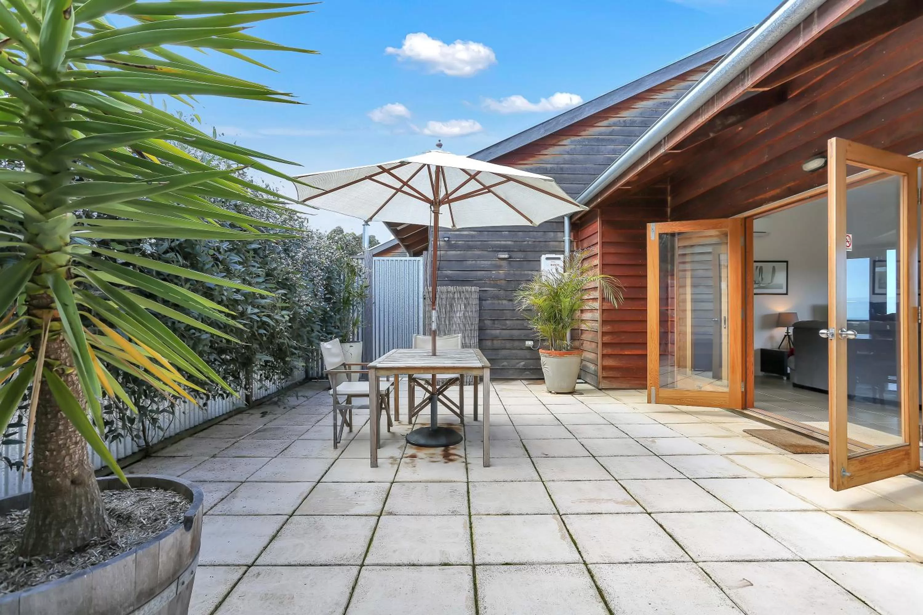 Patio in Seascape Retreat