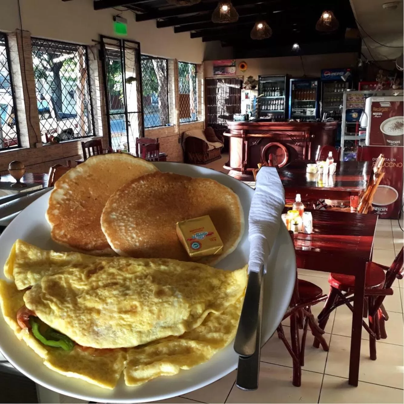 Breakfast in Art Hotel Managua