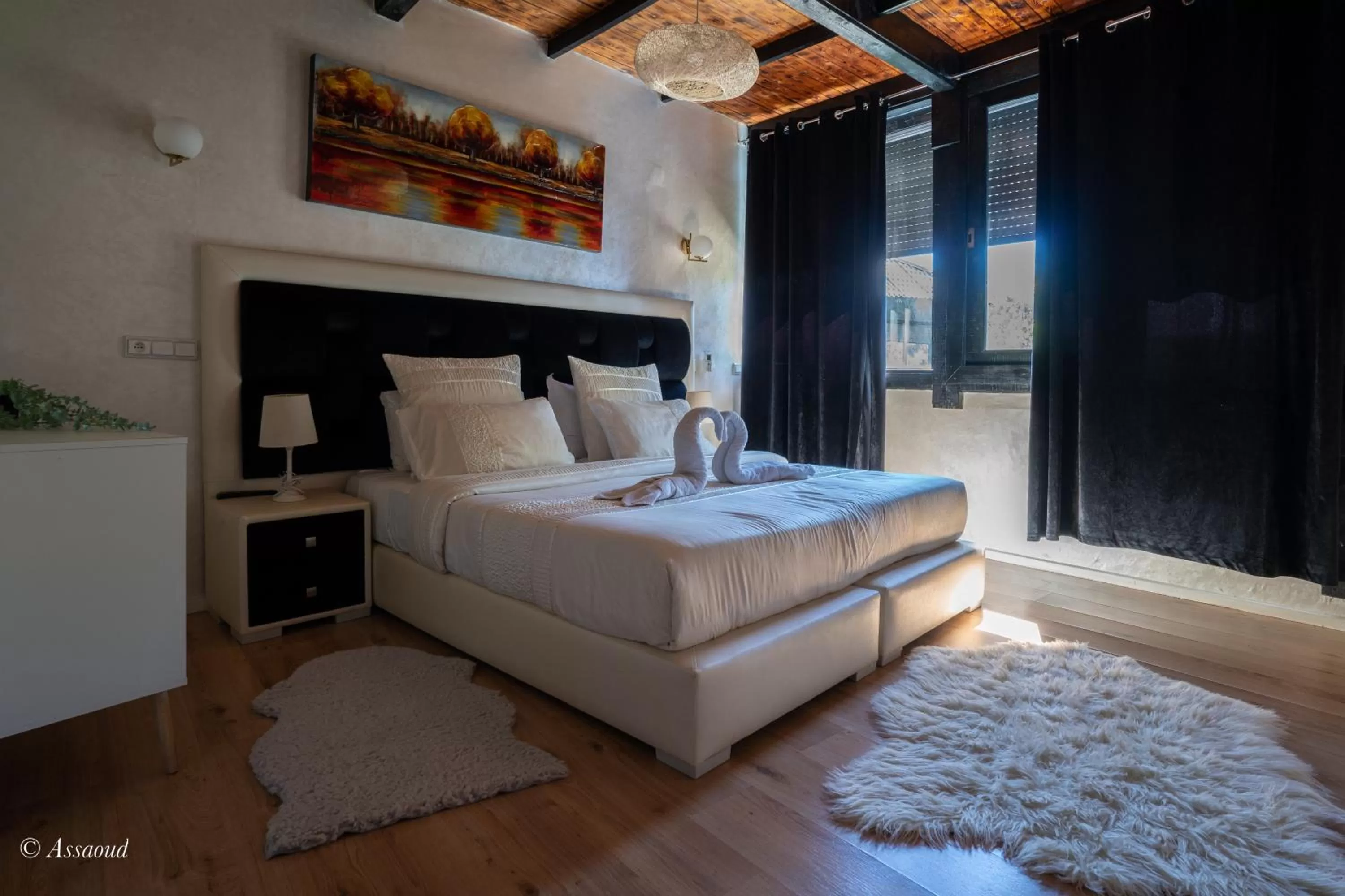 Bed in Hôtel ZIRYAB