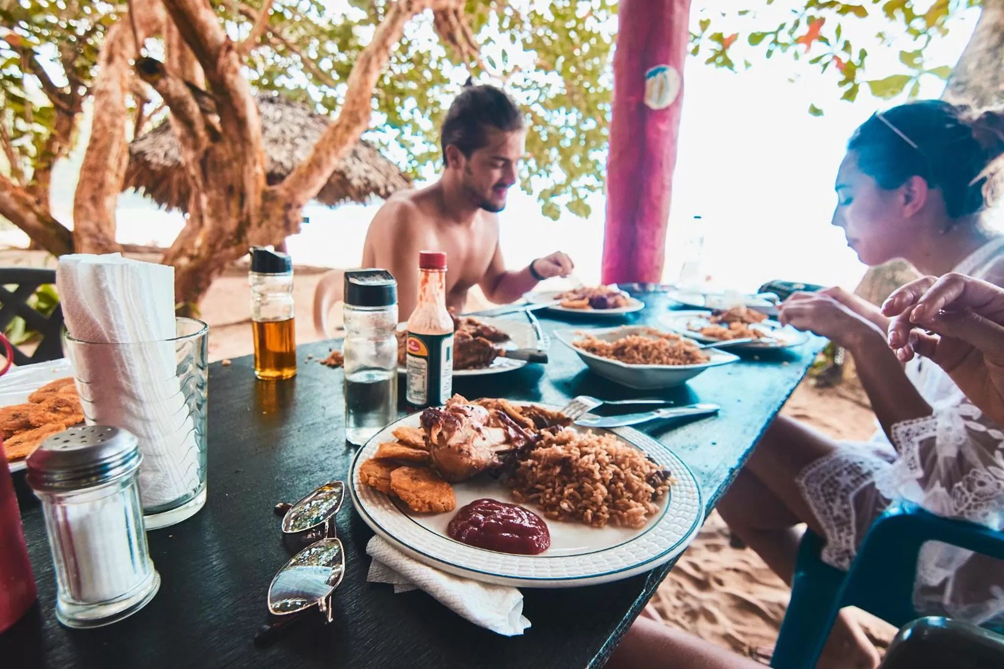 Restaurant/places to eat in Dominican Tree House Village