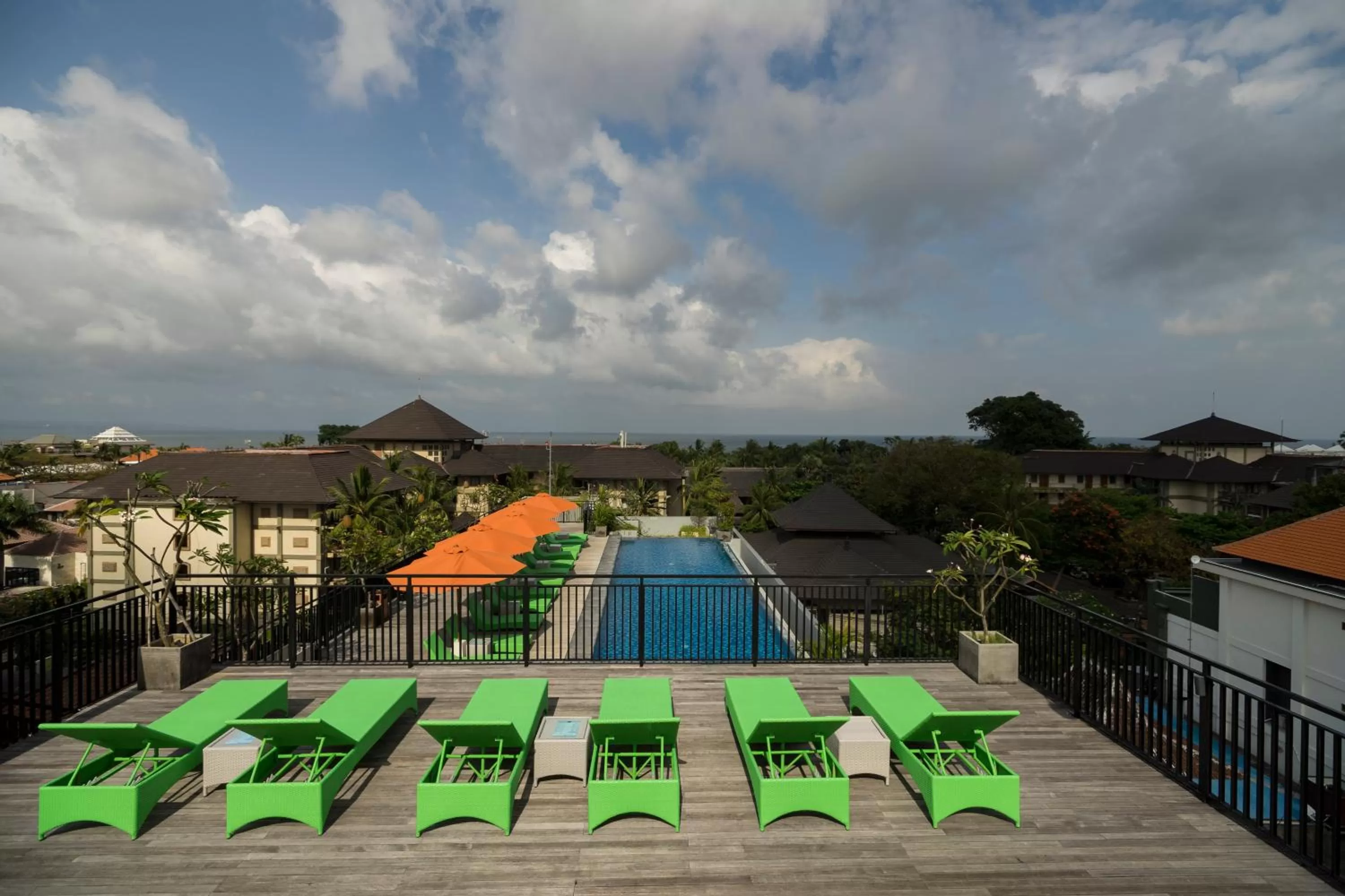 Balcony/Terrace in Zest Legian by Swiss-Belhotel International