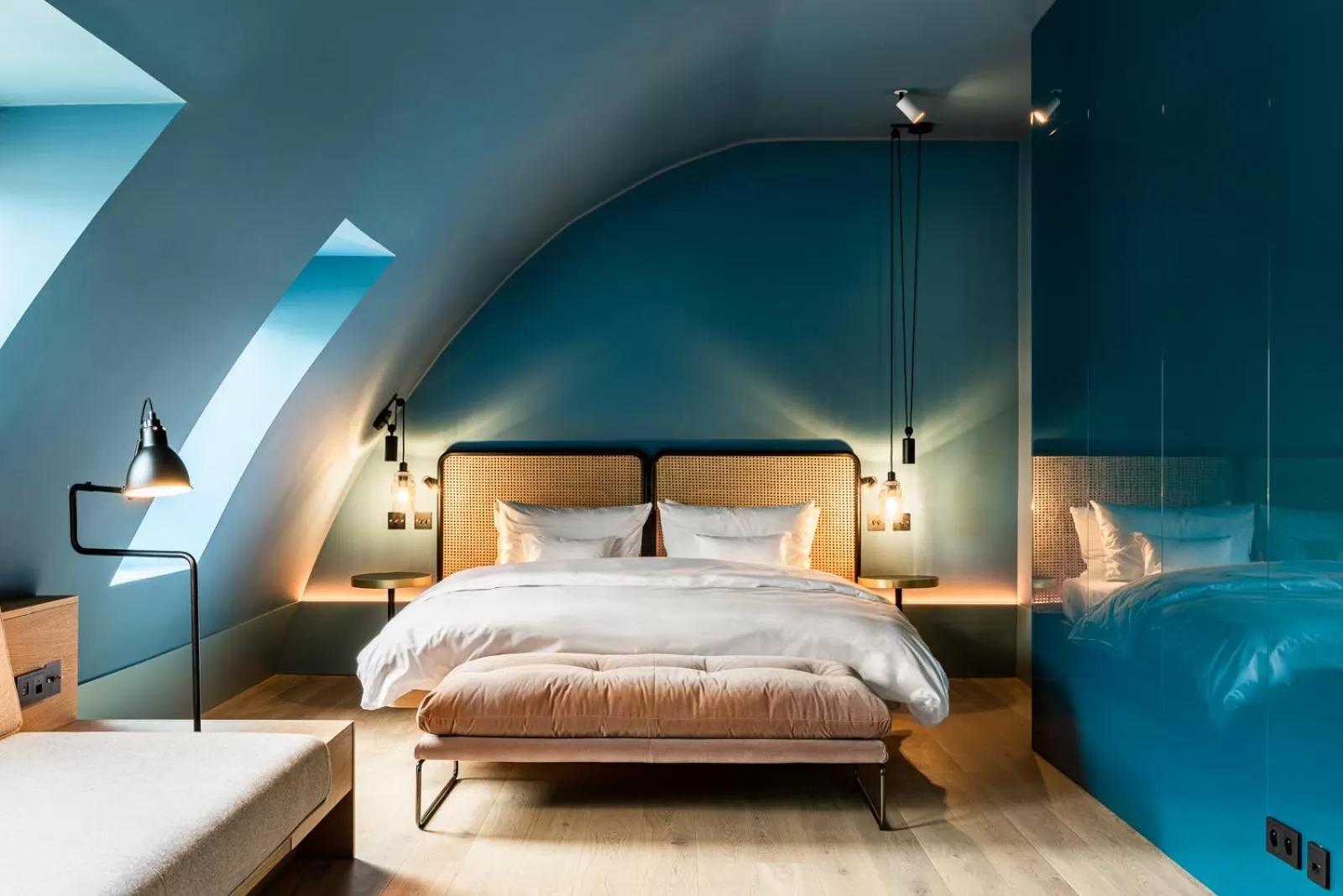 Bed in Maximilian Hotel