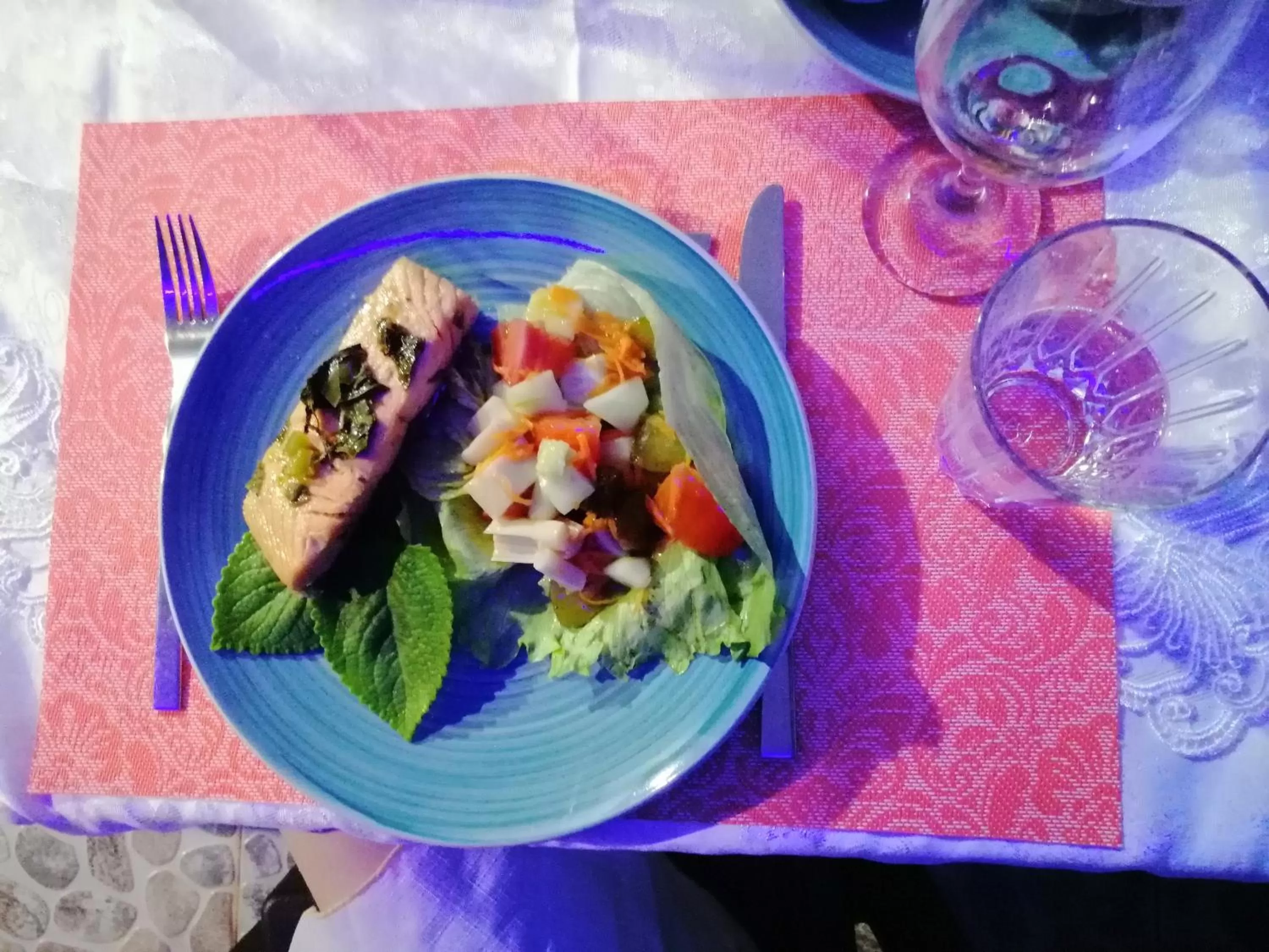 Food and drinks in Casa Royal Palm Inn