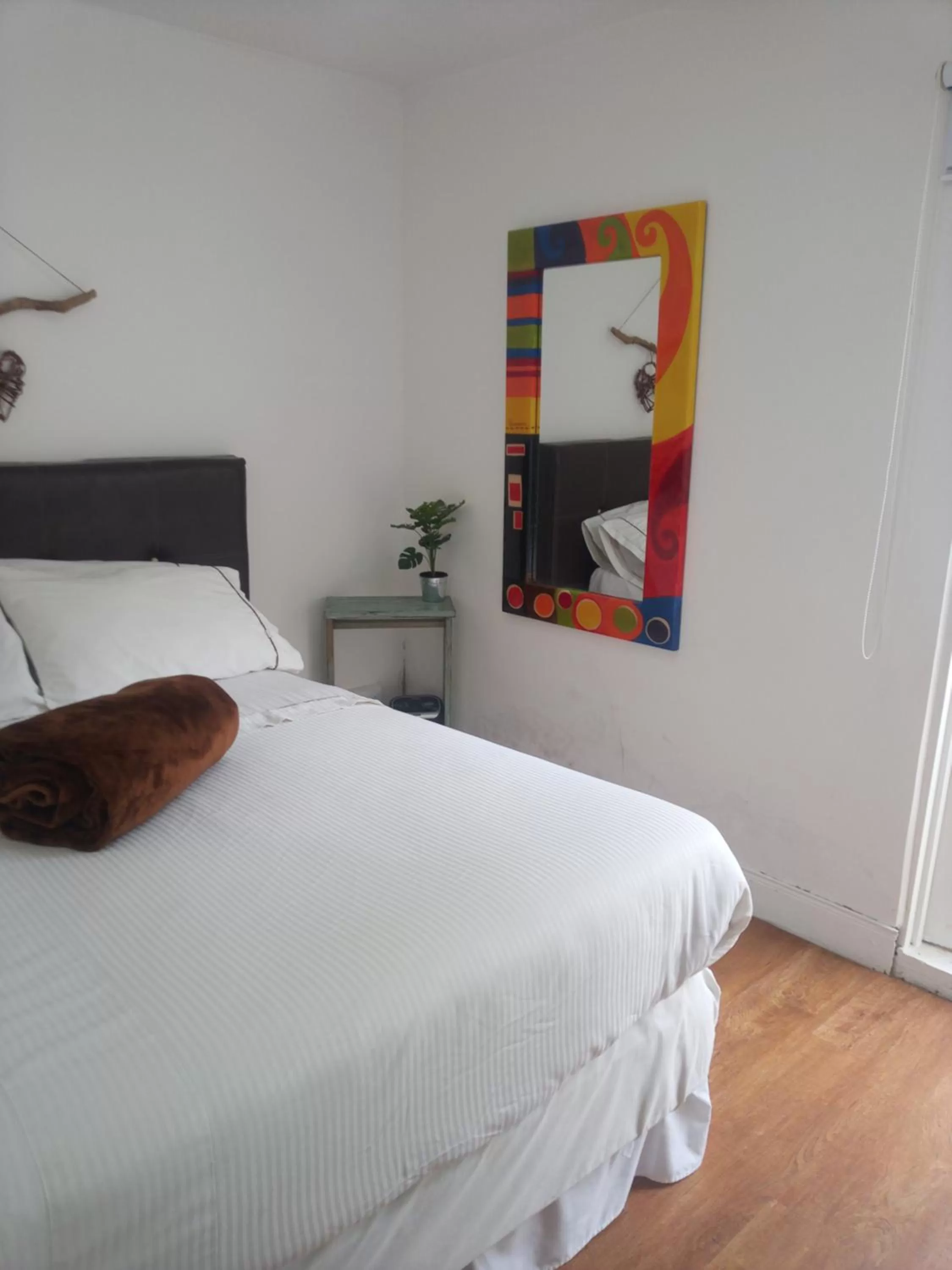 Bed in Hotel Casa Madero