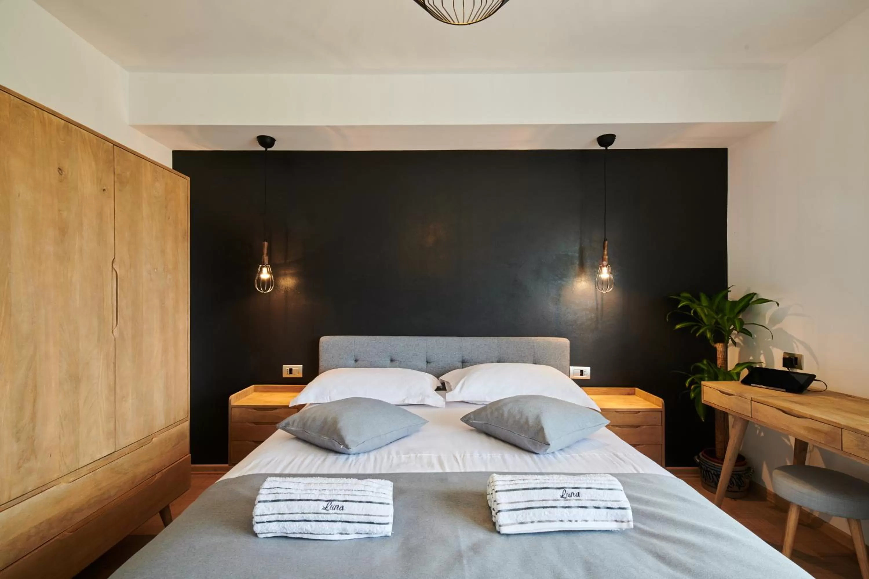 Bed in Boutique Rooms Luna