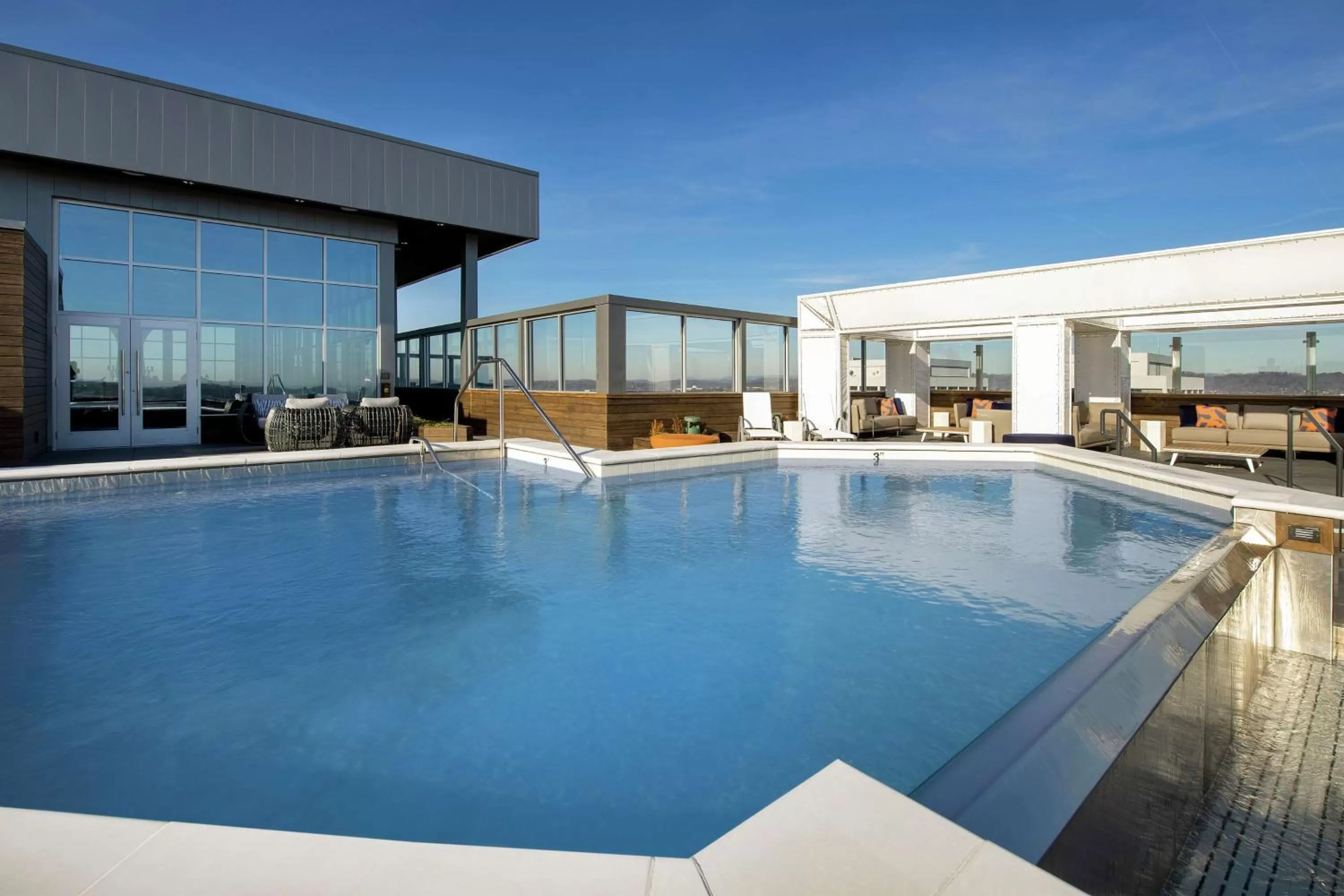 Pool view in Embassy Suites By Hilton Knoxville Downtown