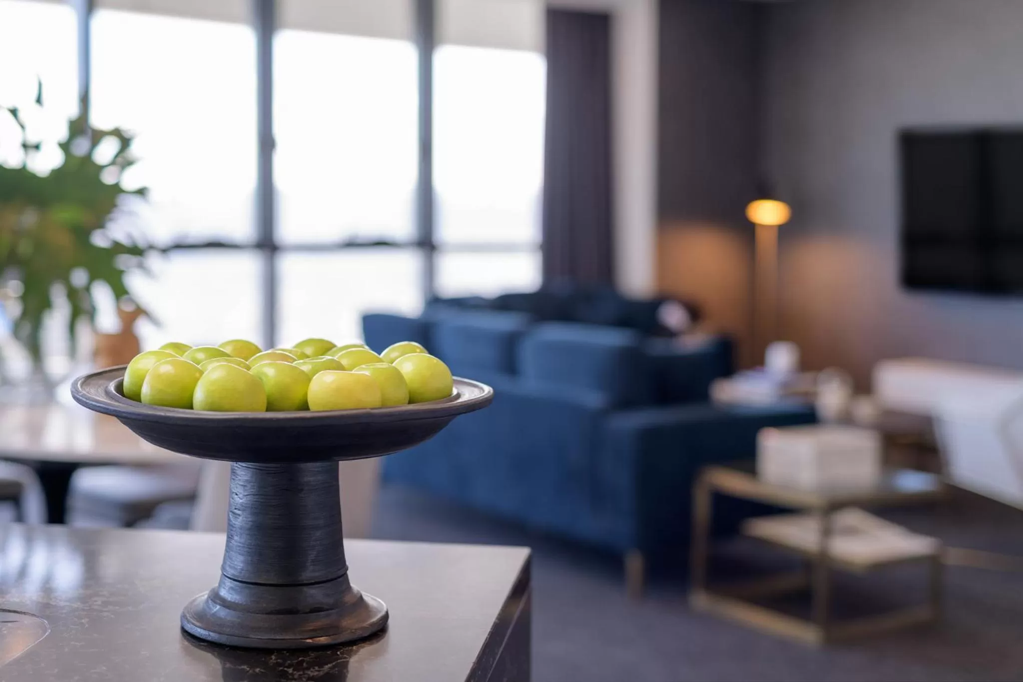 Living room in Meriton Suites Herschel Street, Brisbane