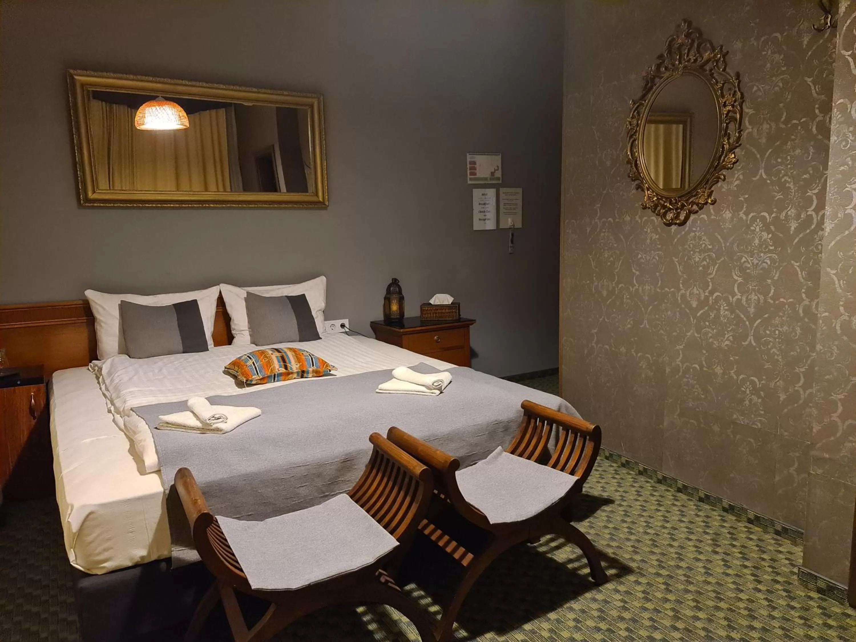 Photo of the whole room, Bed in Petra Hotel