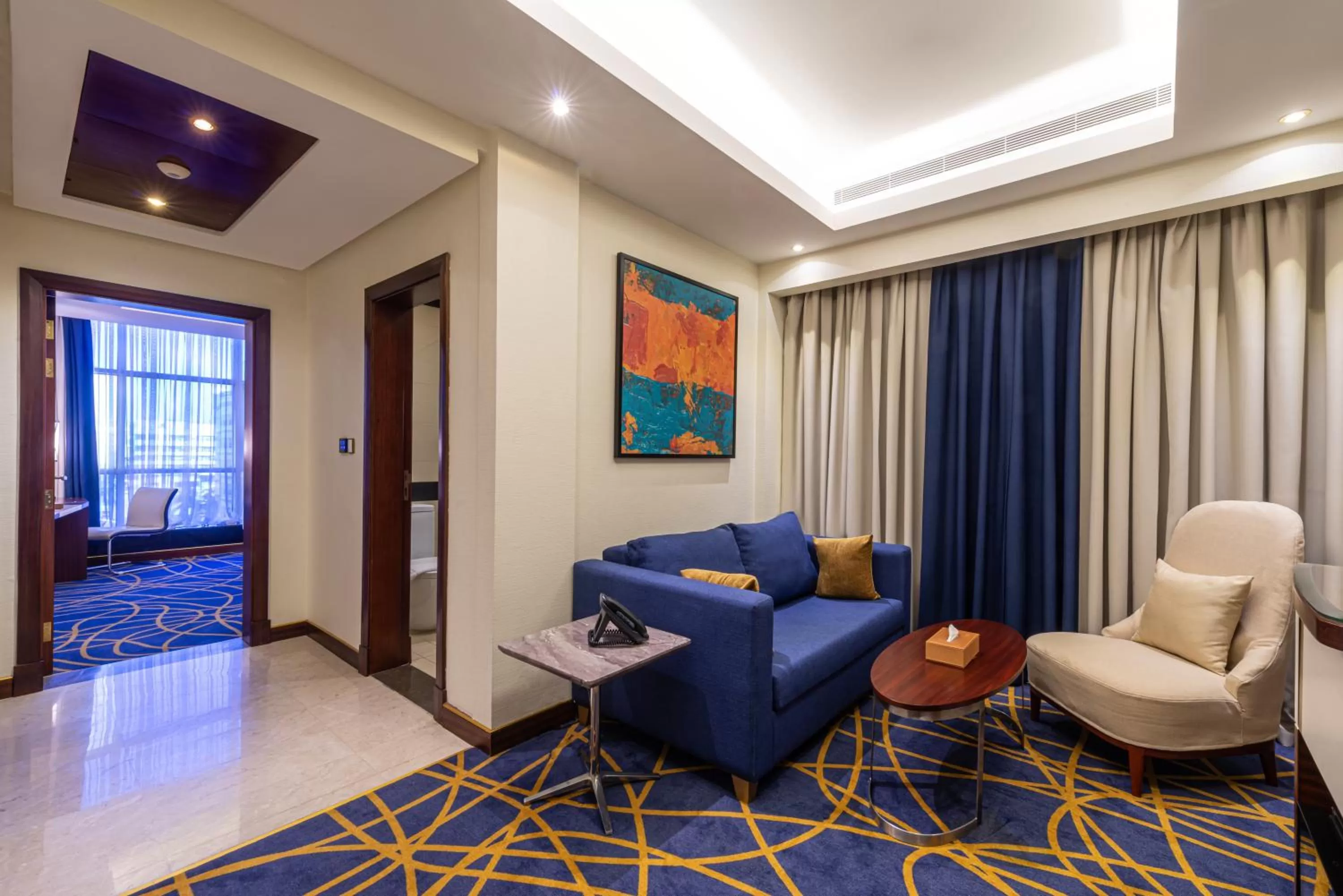 Bed in Blue Diamond Hotel Jeddah