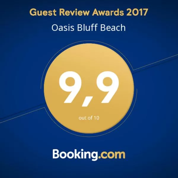 Certificate/Award in Oasis Bluff Beach