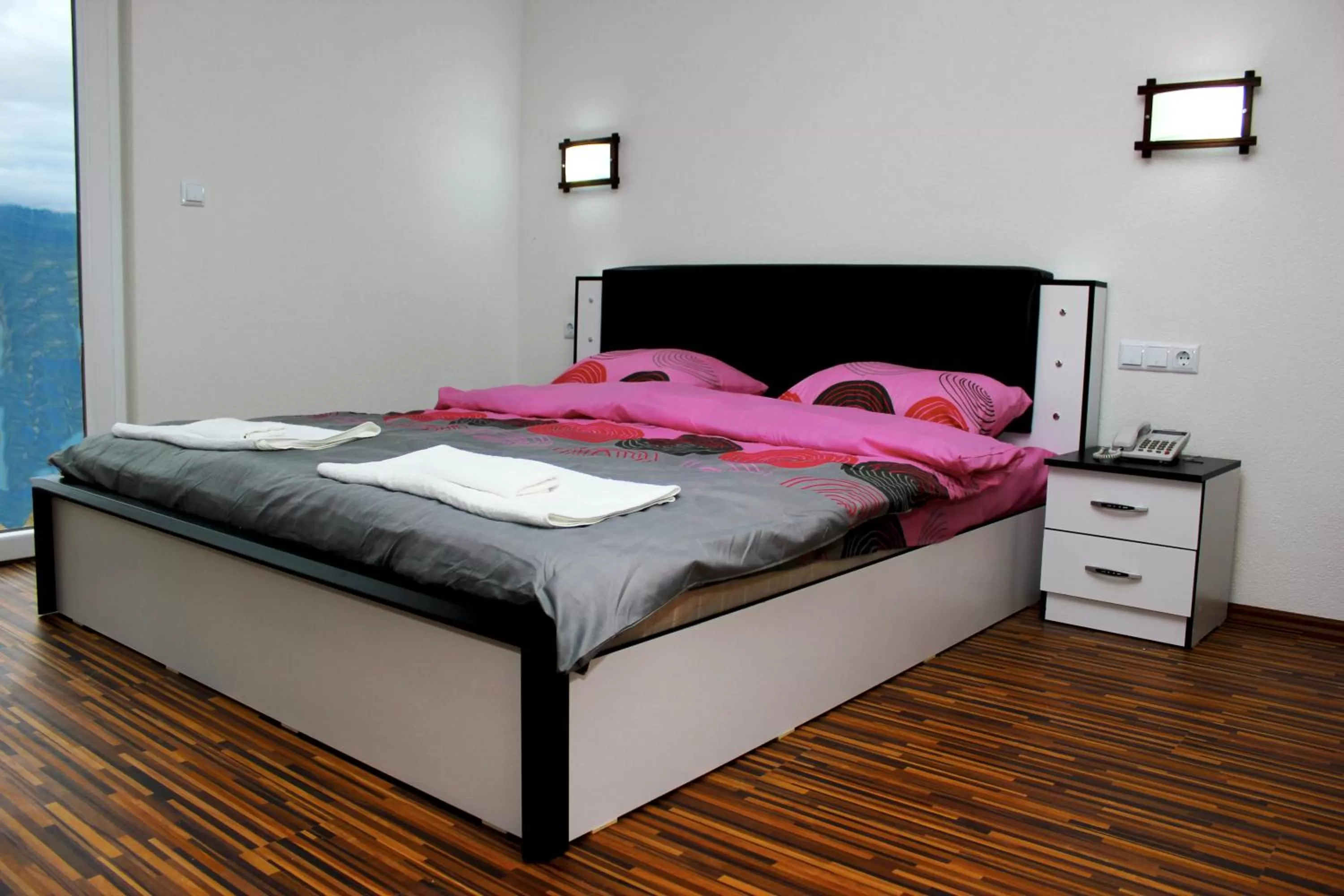 Bed in Hotel Albatros