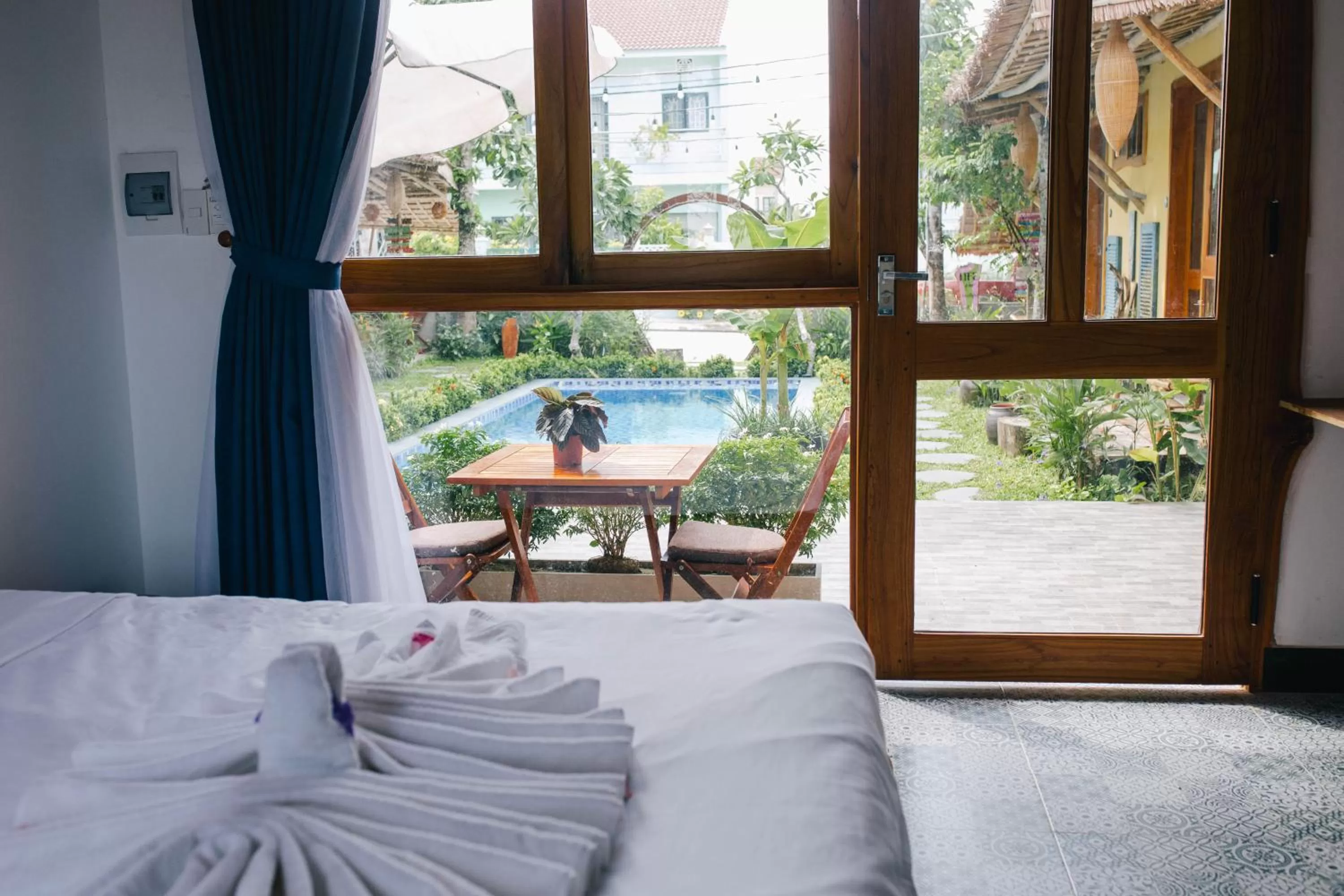 Bed in La Belle Anbang Homestay