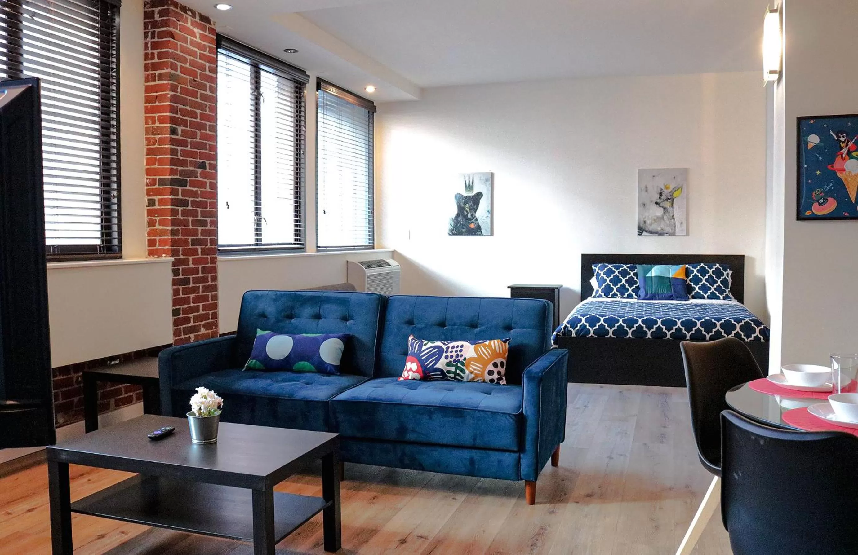 Seating Area in The Haas Suites