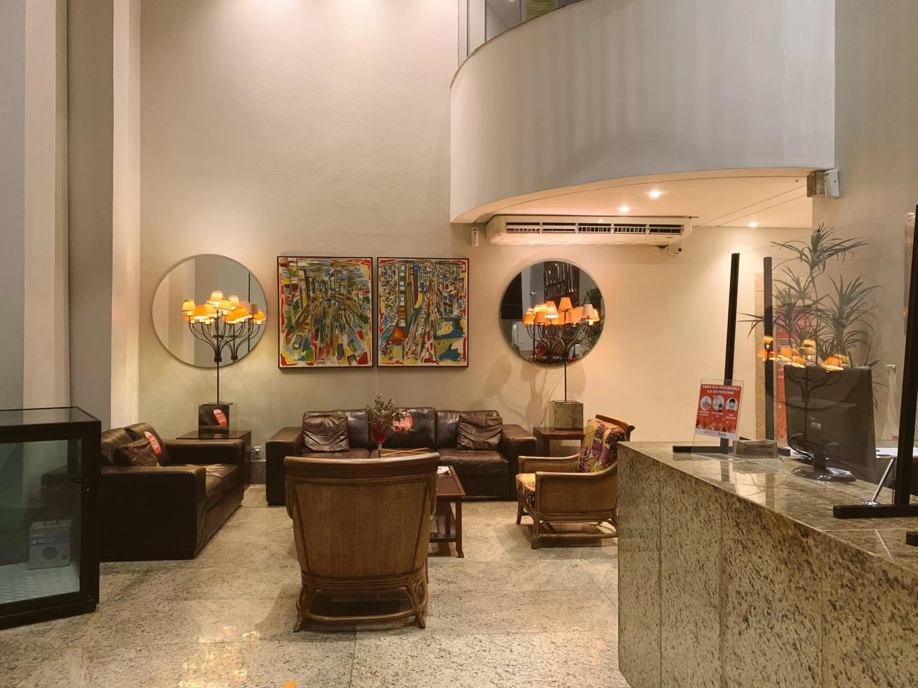 Lobby or reception in America Towers Hotel