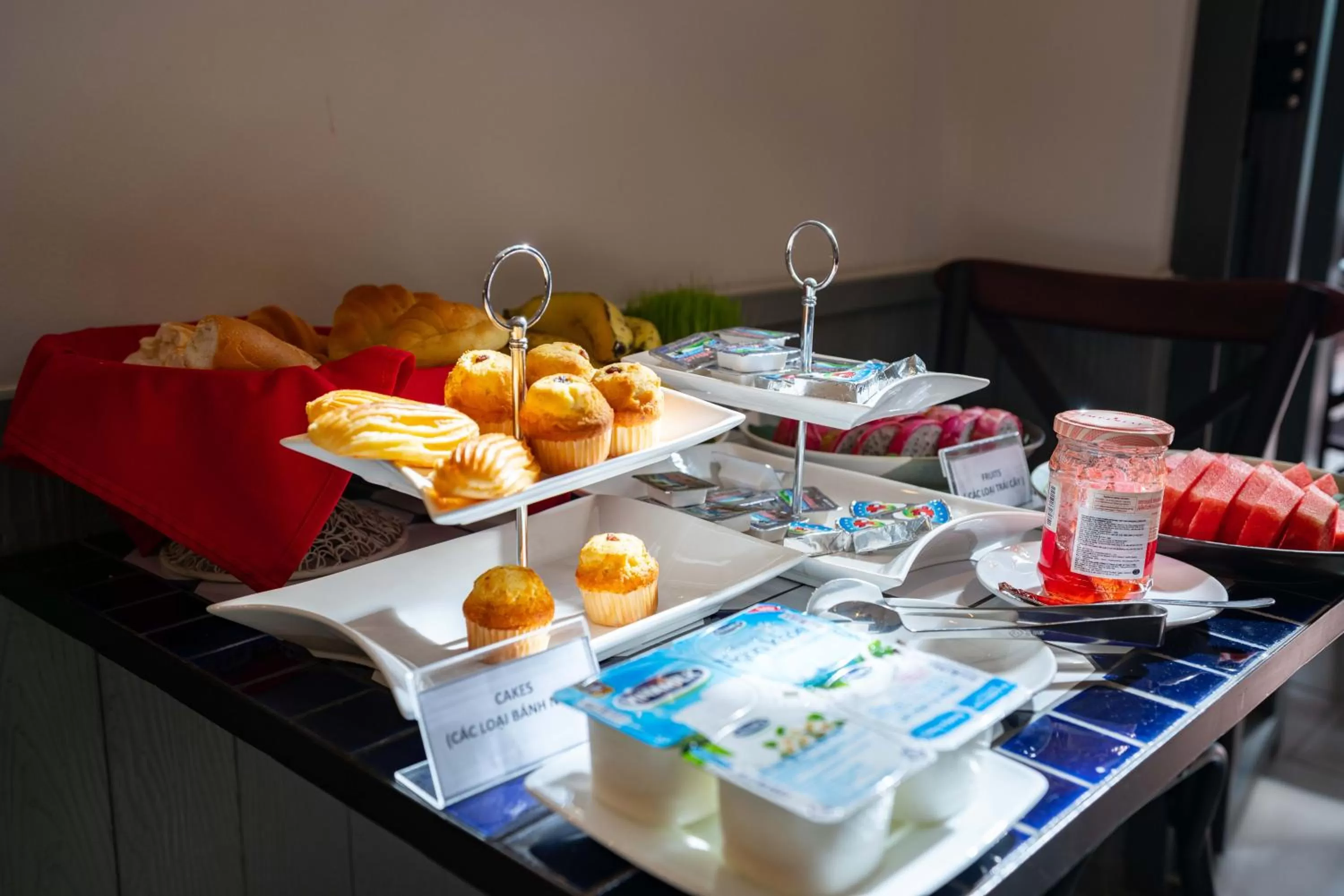 Continental breakfast in Little Saigon Boutique Hotel