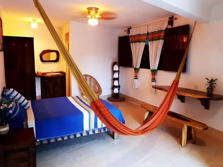 Bed in Hotel Casa del Mar Mazunte