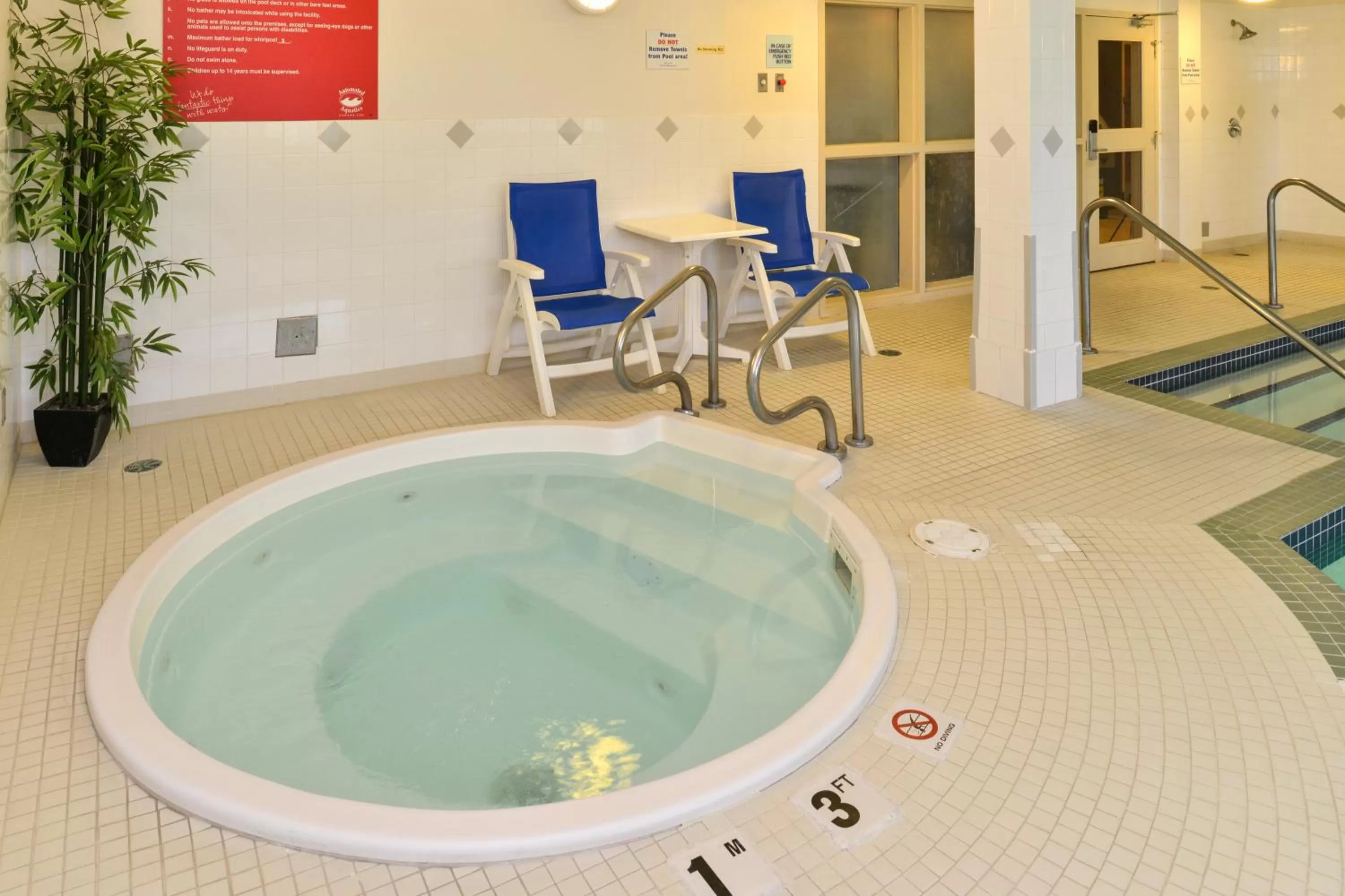 Swimming pool in Holiday Inn Express Edmonton North by IHG