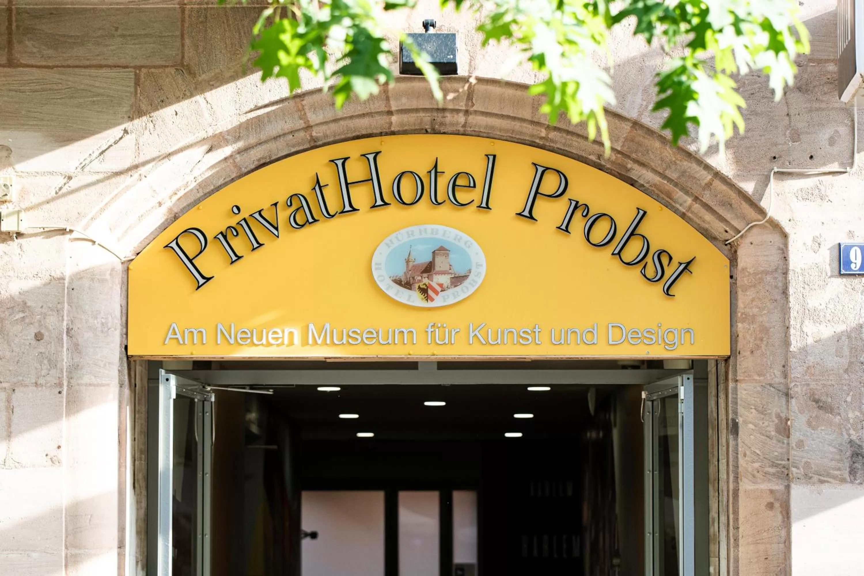 Facade/entrance in PrivatHotel Probst