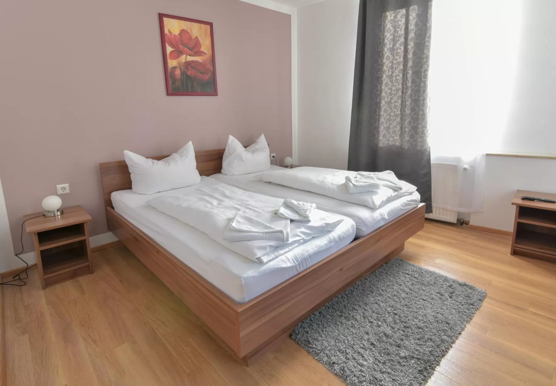 Bed in Hotel Ristorante Rostica