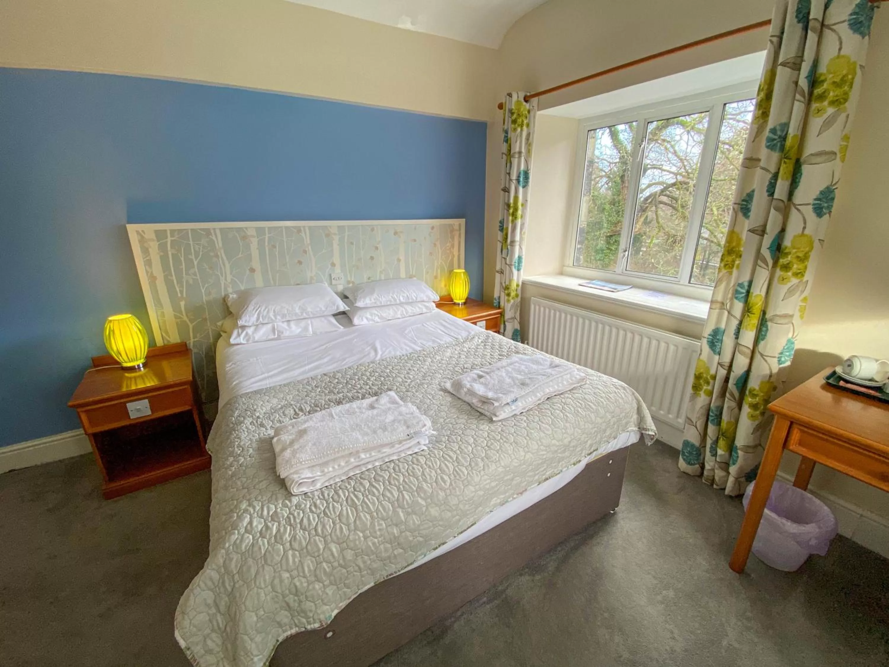 Bed in Glan Aber Hotel