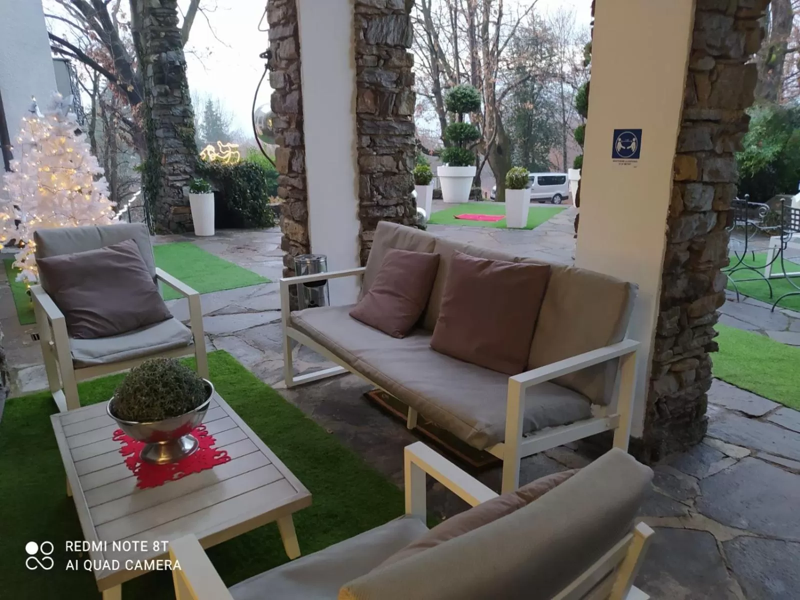 Seating area in "La Selvetta" bed and breakfast