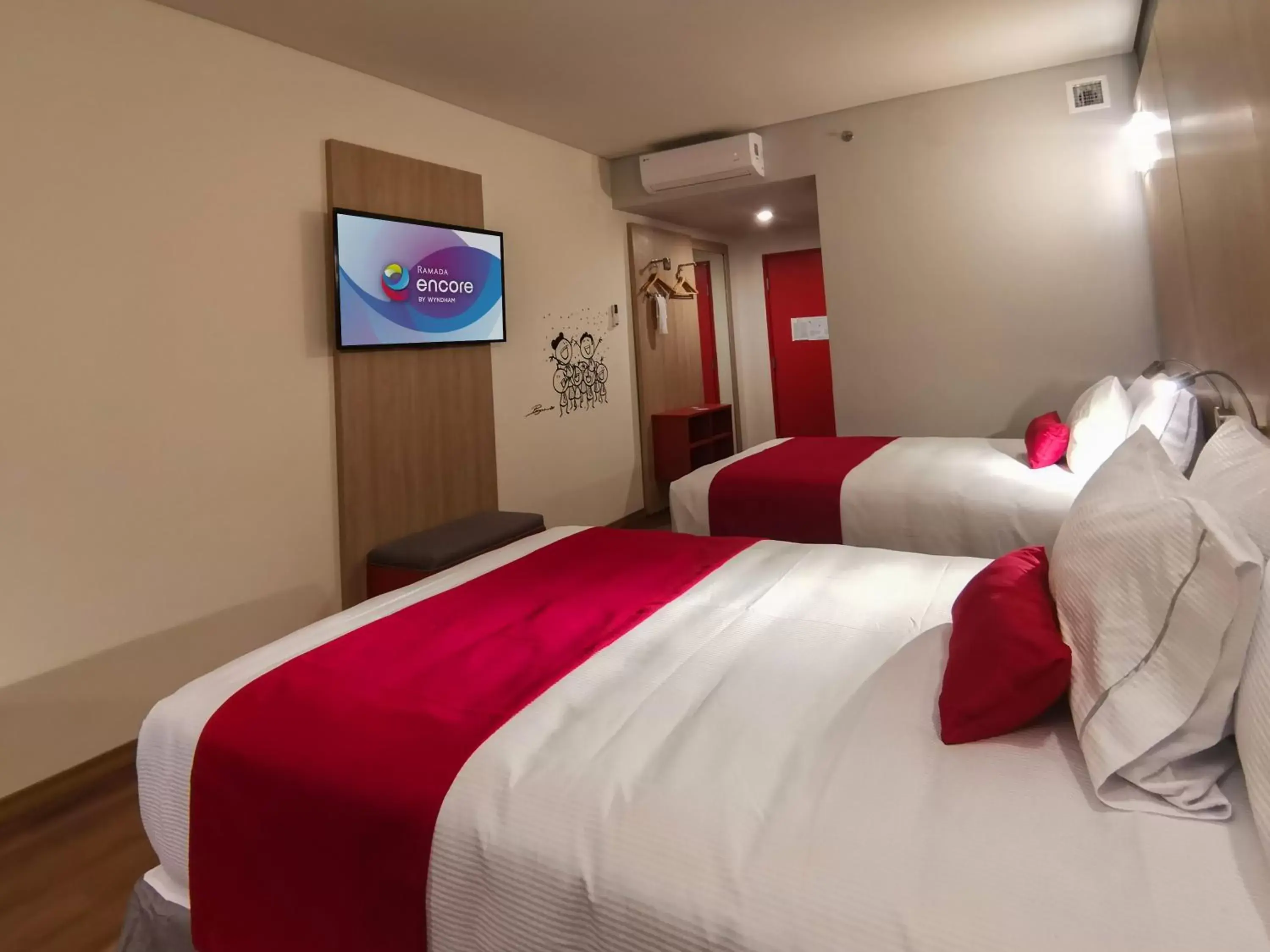 Twin Room in Ramada Encore by Wyndham Monterrey Apodaca Zona Aeropuerto Twin Room in Ramada Encore by Wyndham Monterrey Apodaca Zona Aeropuerto