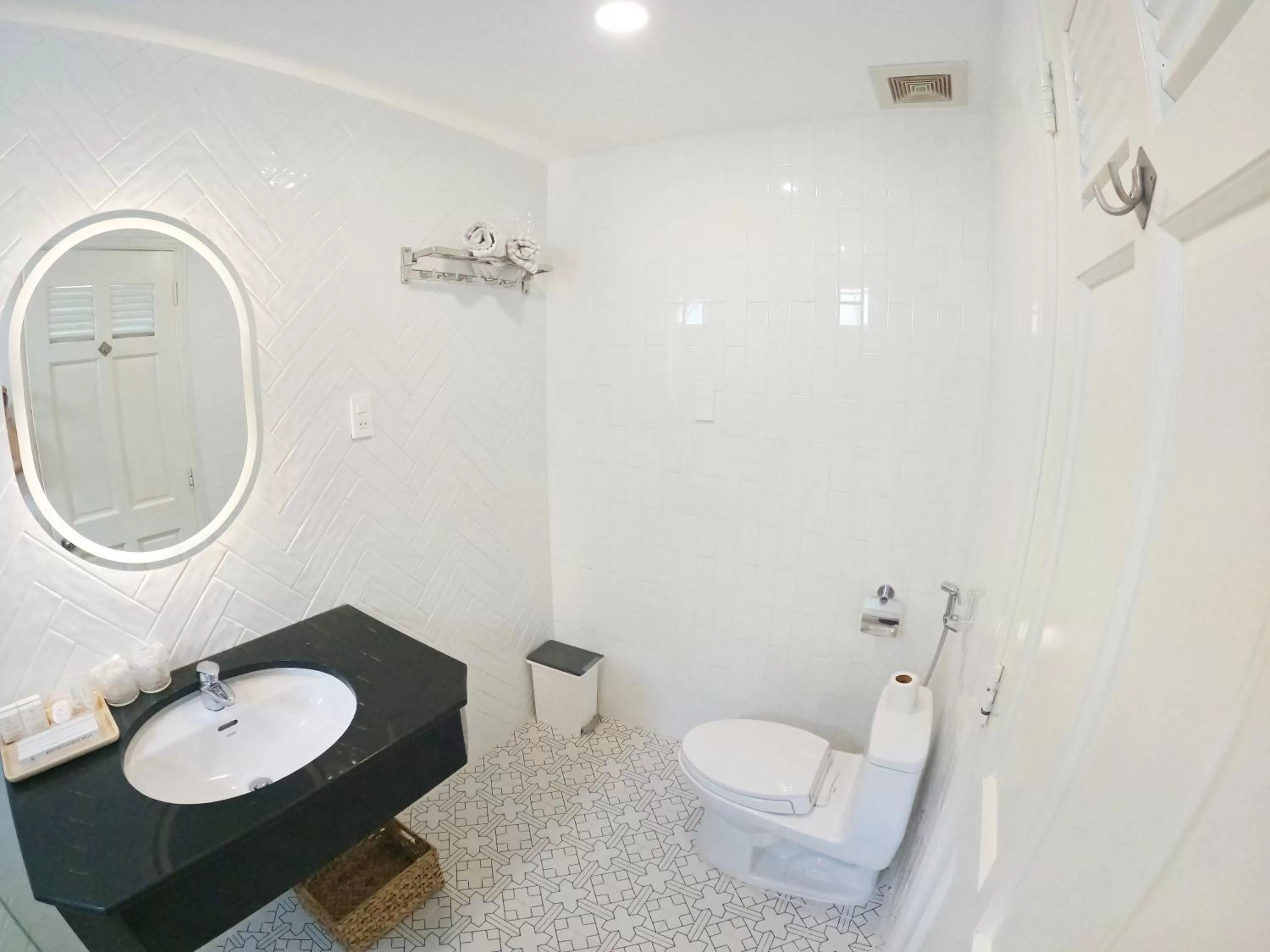 Bathroom in Dinh Phat Hotel