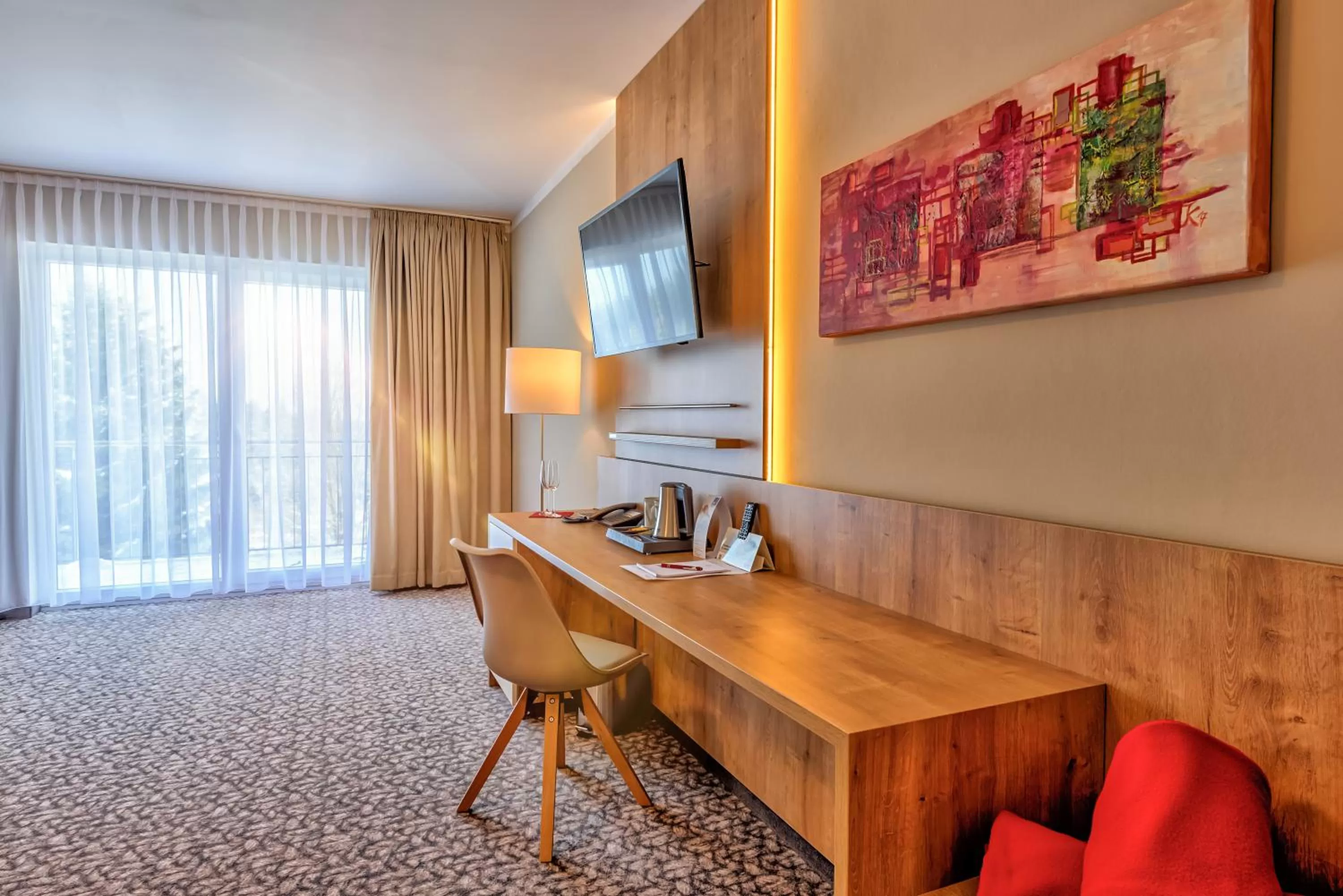 TV and multimedia, TV/Entertainment Center in Hotel & Pension Traumblick