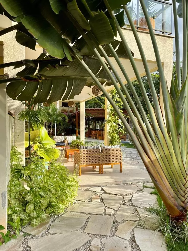 Garden view in Pousada Ilha Vitoria