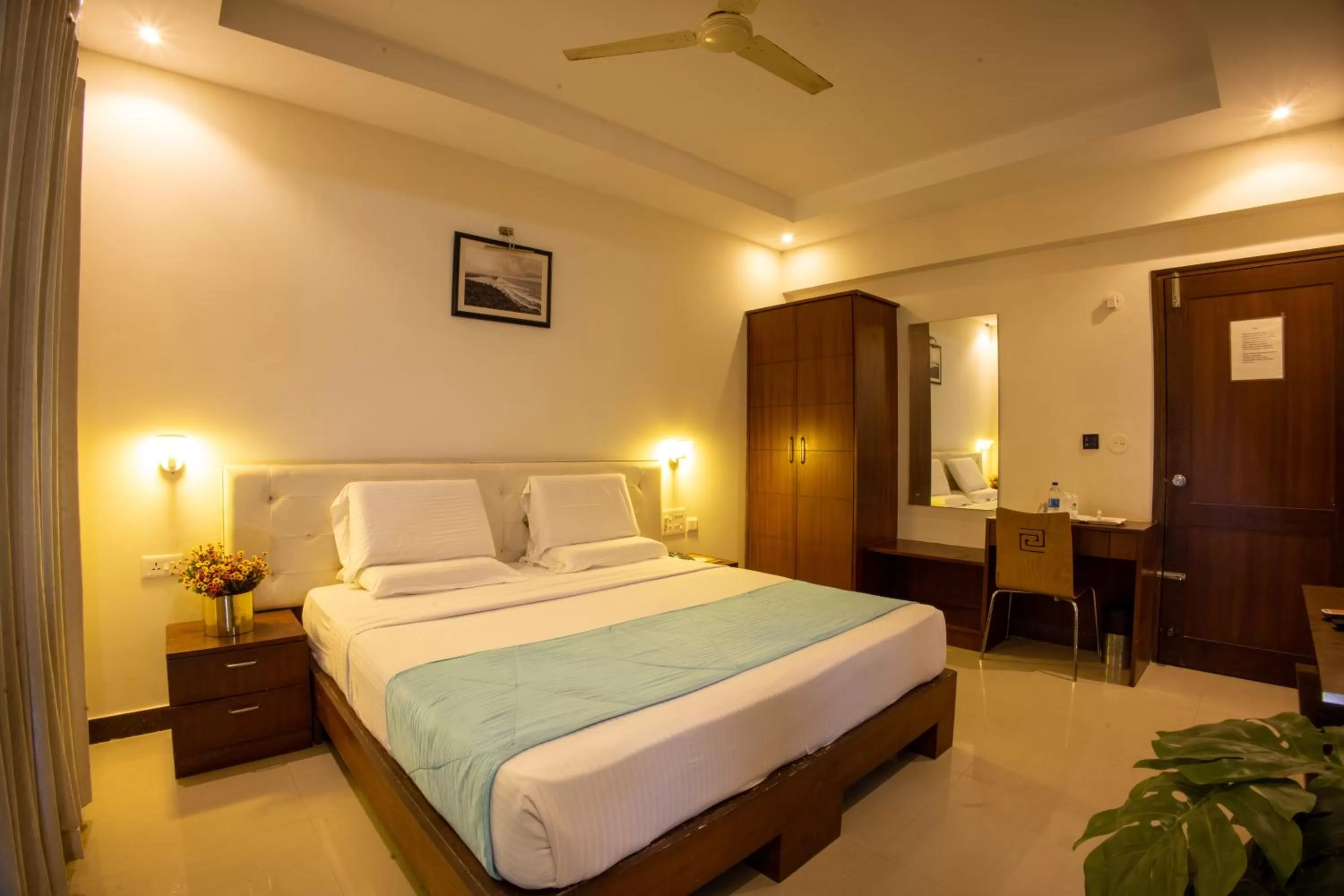 Bedroom, Bed in Metro Plaza Hotel by RAK Rooms, Mangaluru