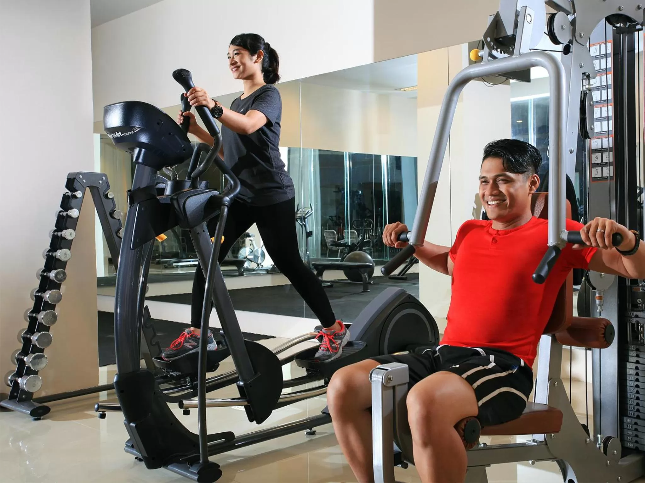 Fitness centre/facilities in Swiss-Belhotel Makassar