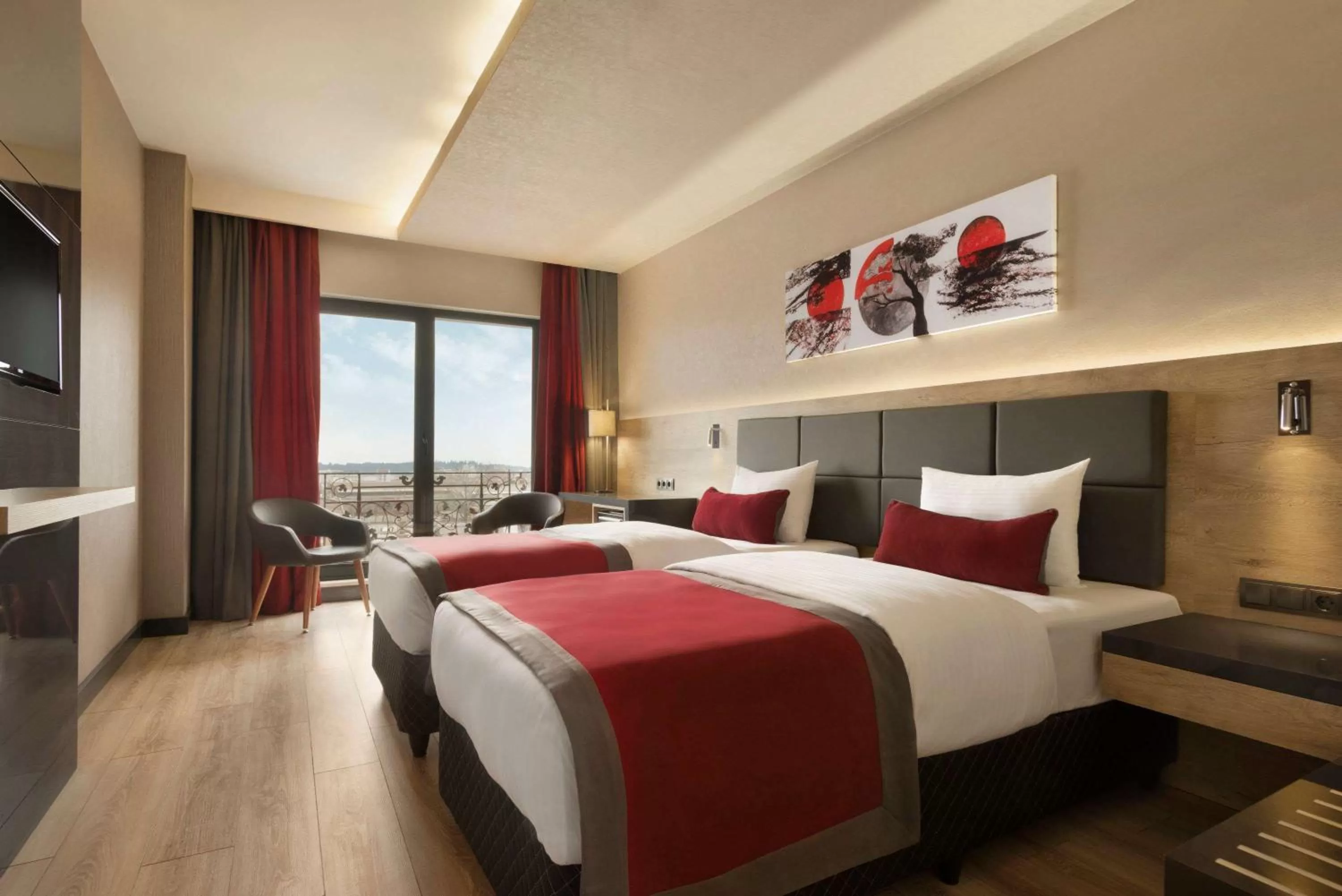 Photo of the whole room, Bed in Ramada Encore by Wyndham Gebze