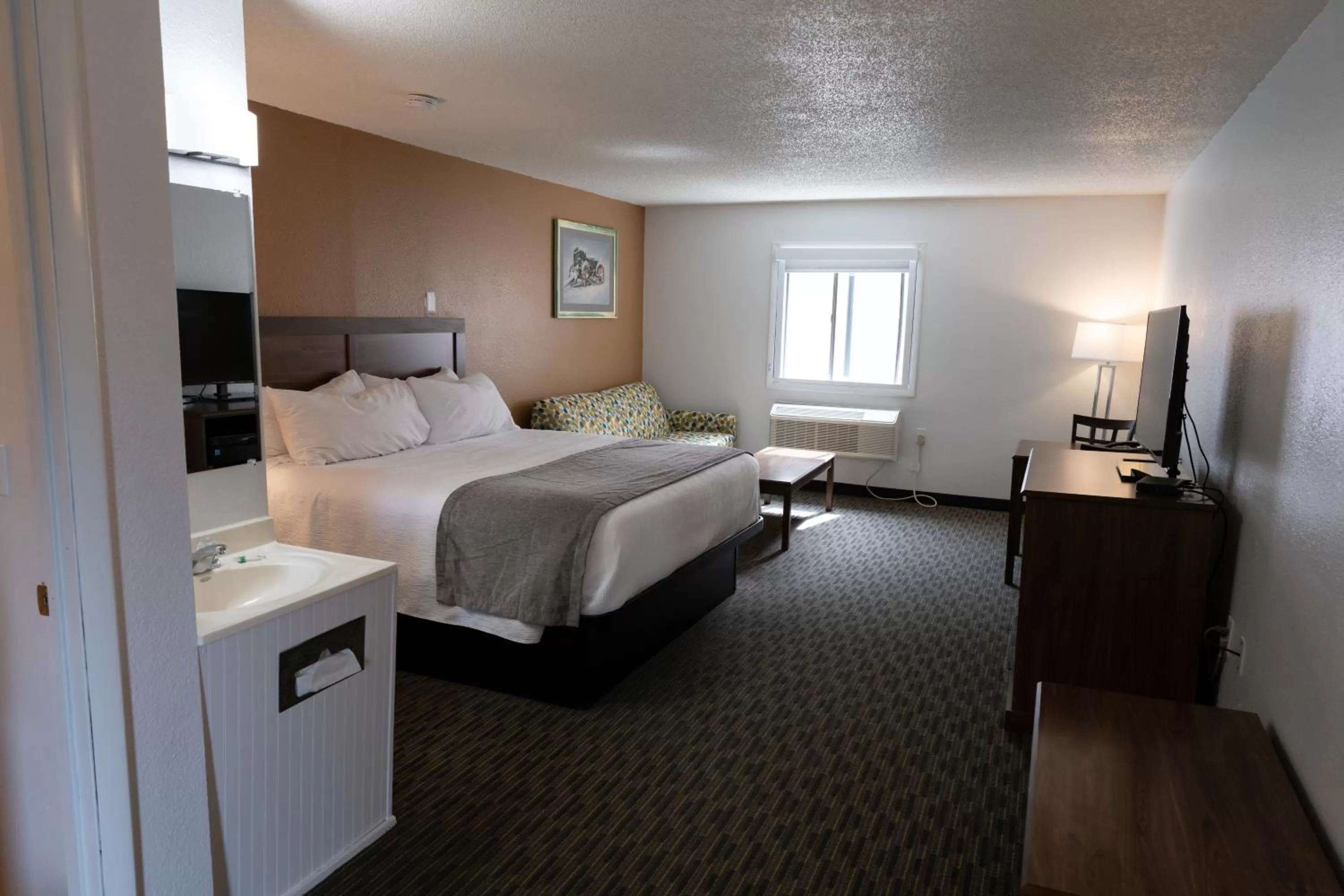 Bed in Riviera Motor Lodge