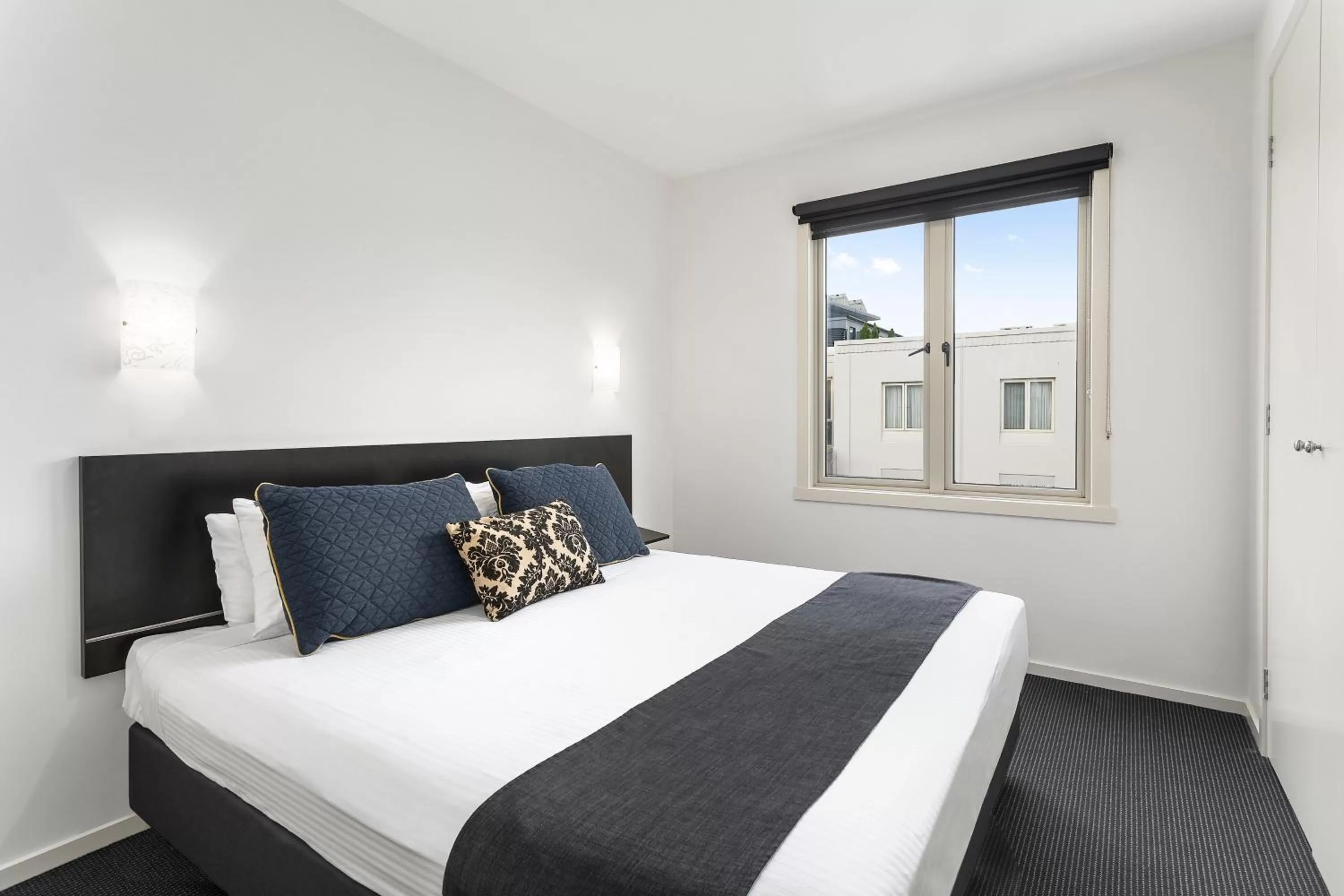 Bed in Quest Prahran