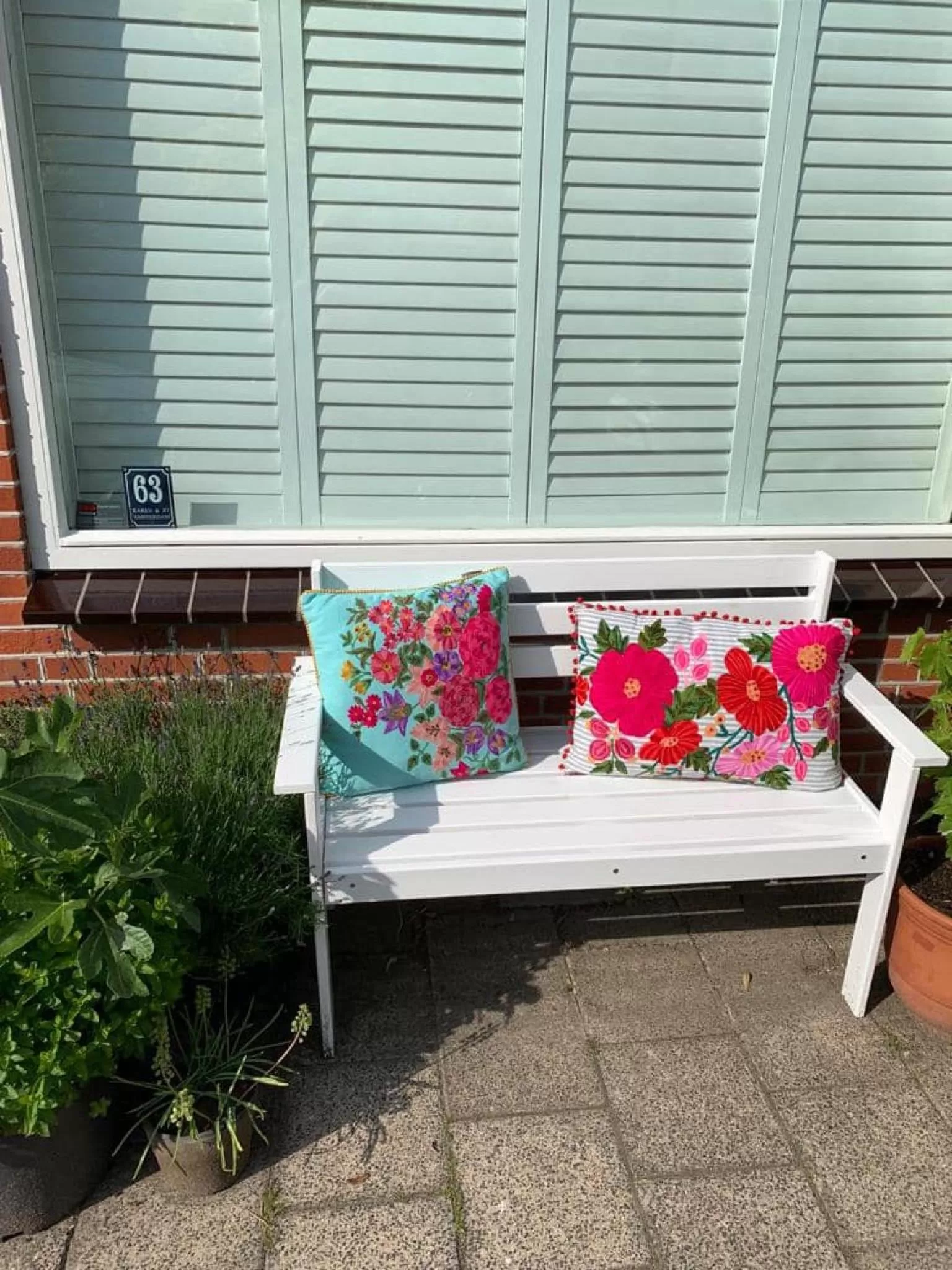 Garden in Bed & Breakfast Jo Amsterdam