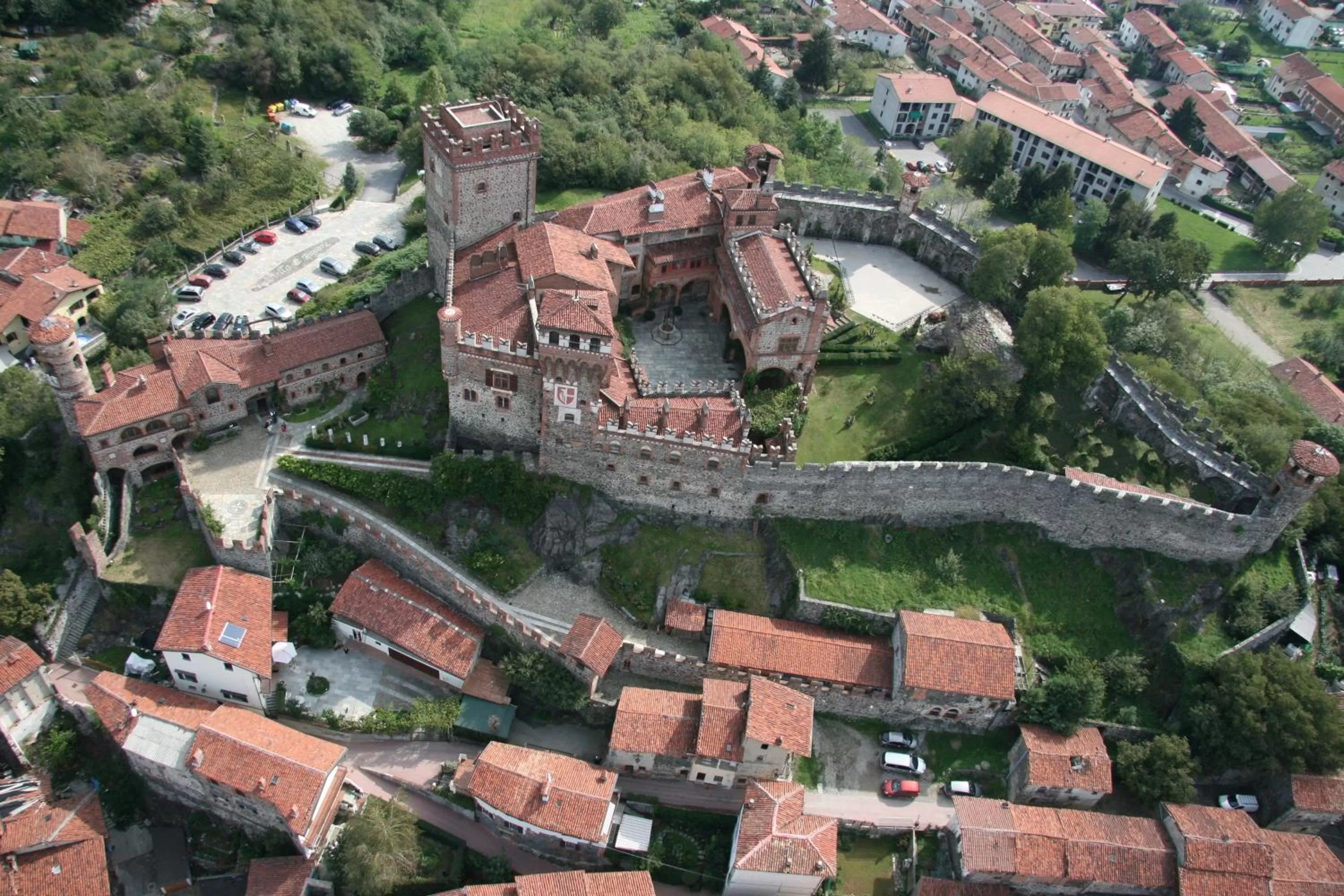 Bird's eye view in Castello Di Pavone