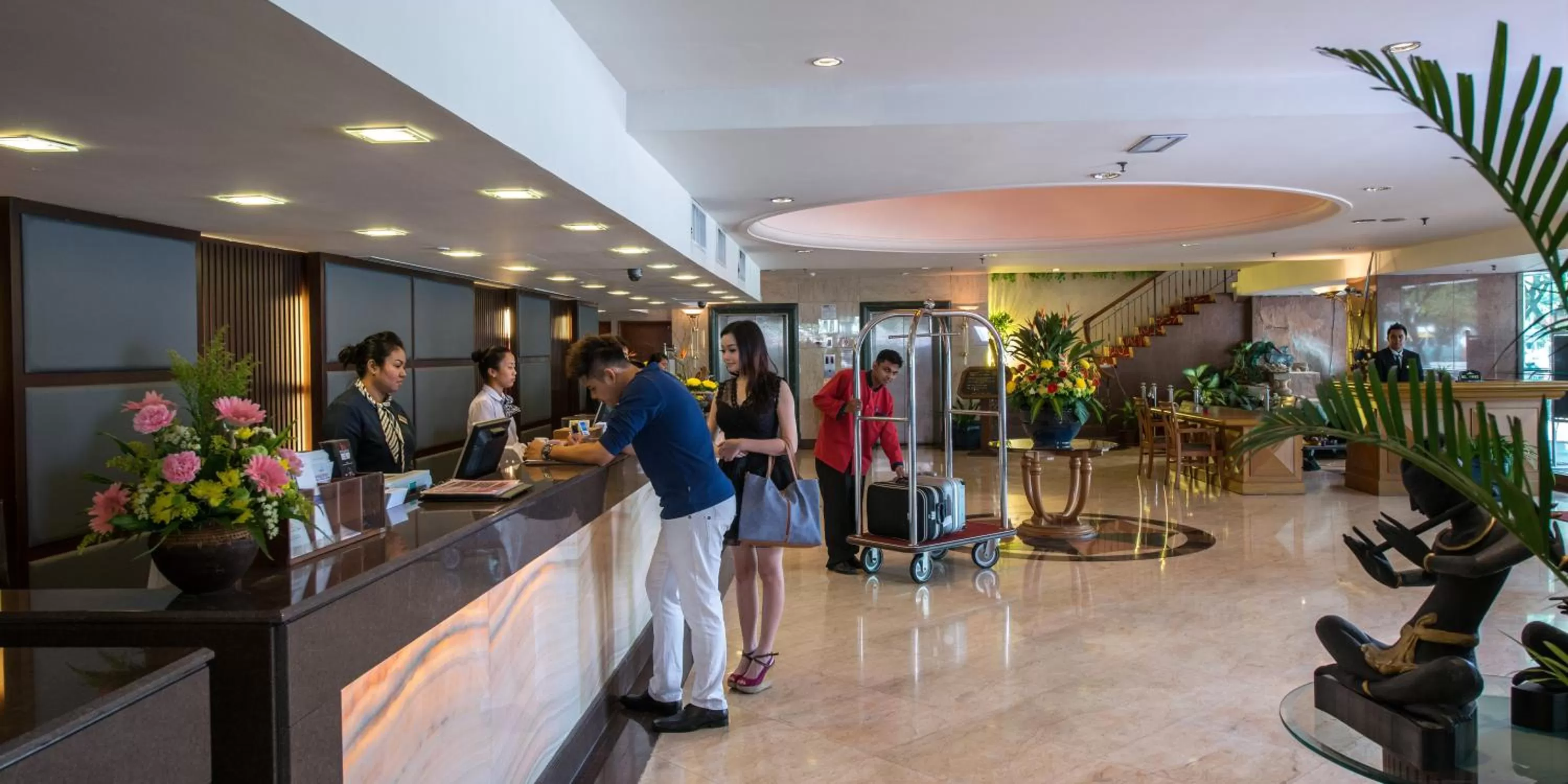 Lobby or reception in Pearl View Hotel Prai, Penang