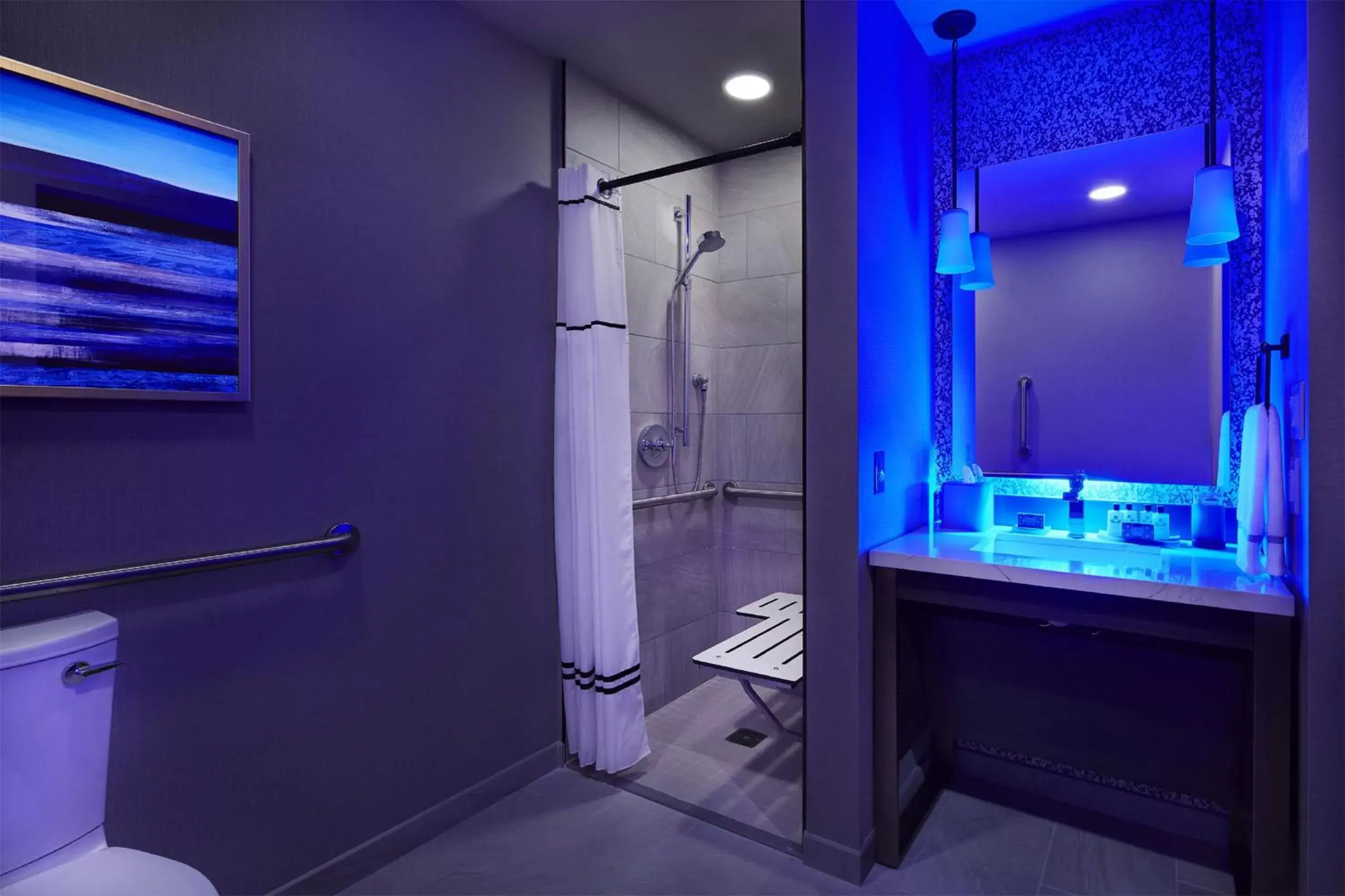 King Room with Hear Mobility Access and Transfer Shower in InterContinental Minneapolis - St. Paul Airport by IHG King Room with Hear Mobility Access and Transfer Shower in InterContinental Minneapolis - St. Paul Airport by IHG