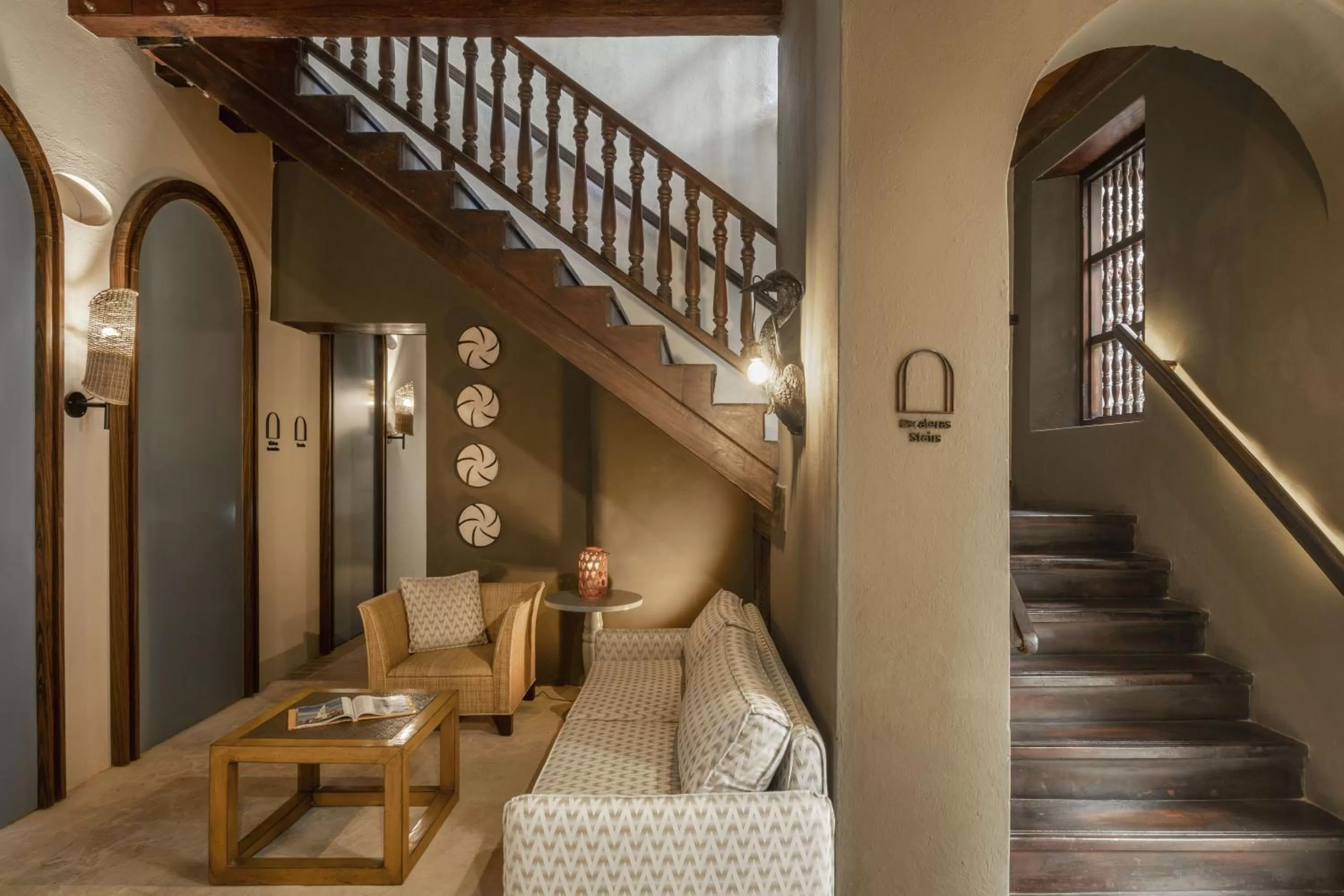 Seating area in Privado Designer Boutique Hotel