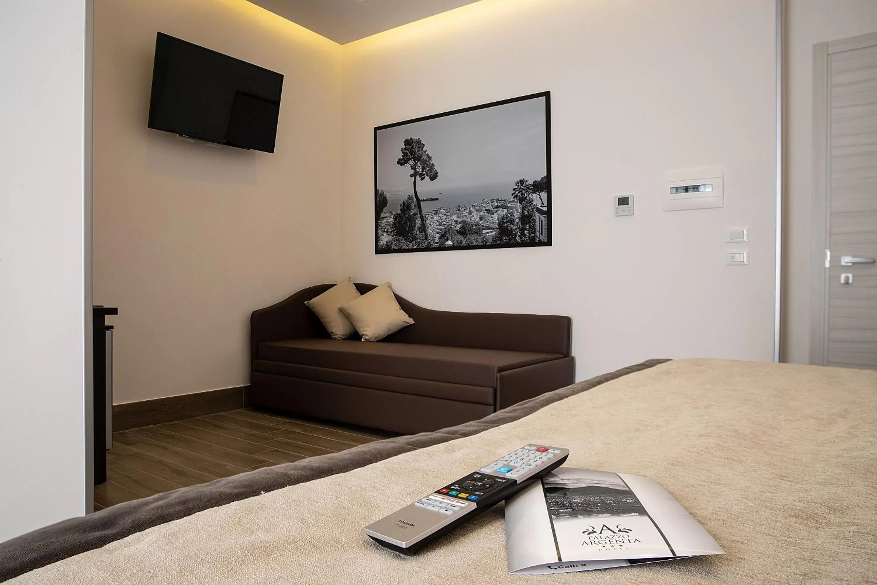 Bed in Hotel Palazzo Argenta