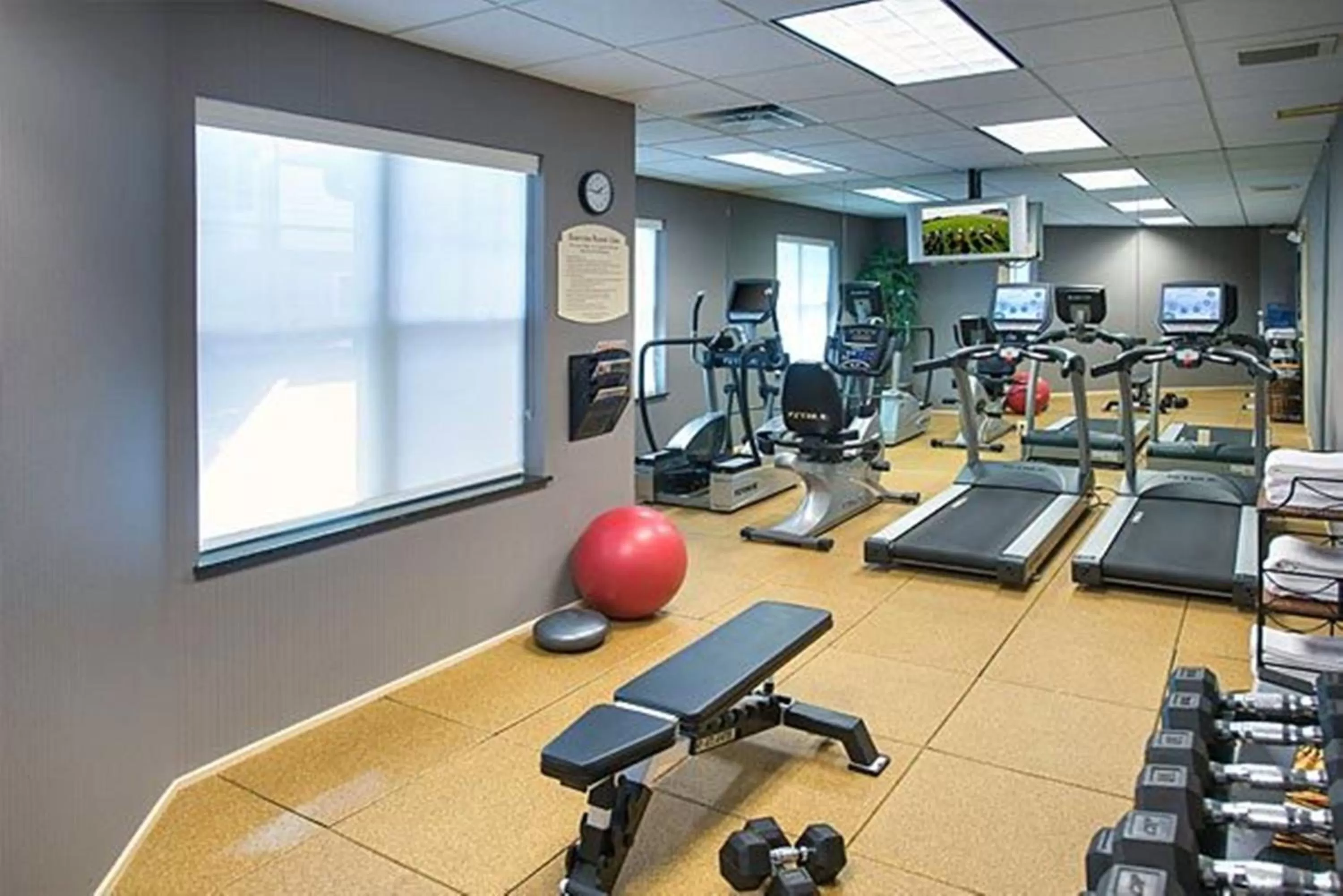Fitness centre/facilities in Residence Inn by Marriott Saratoga Springs